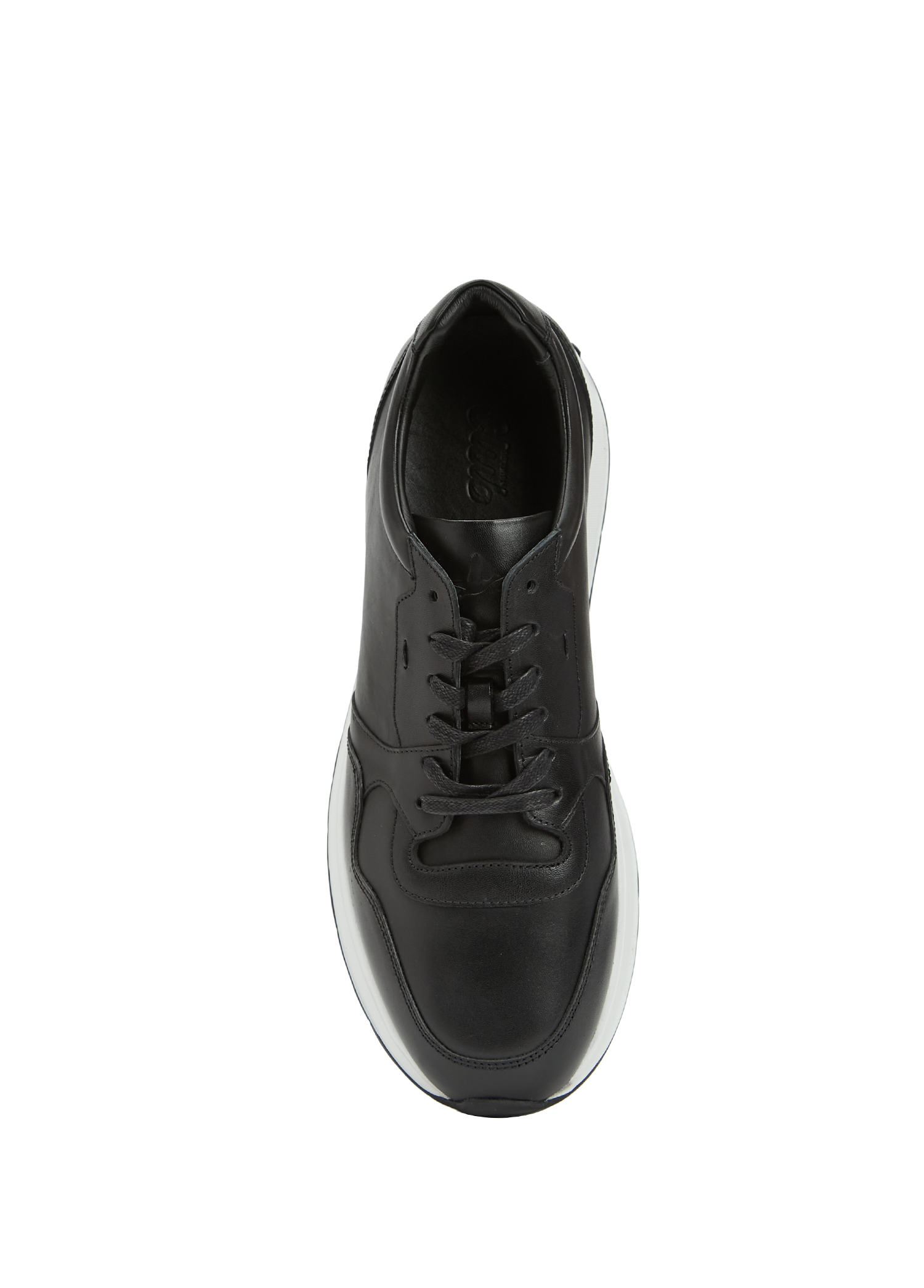 Siyah Erkek Deri Sneaker_3