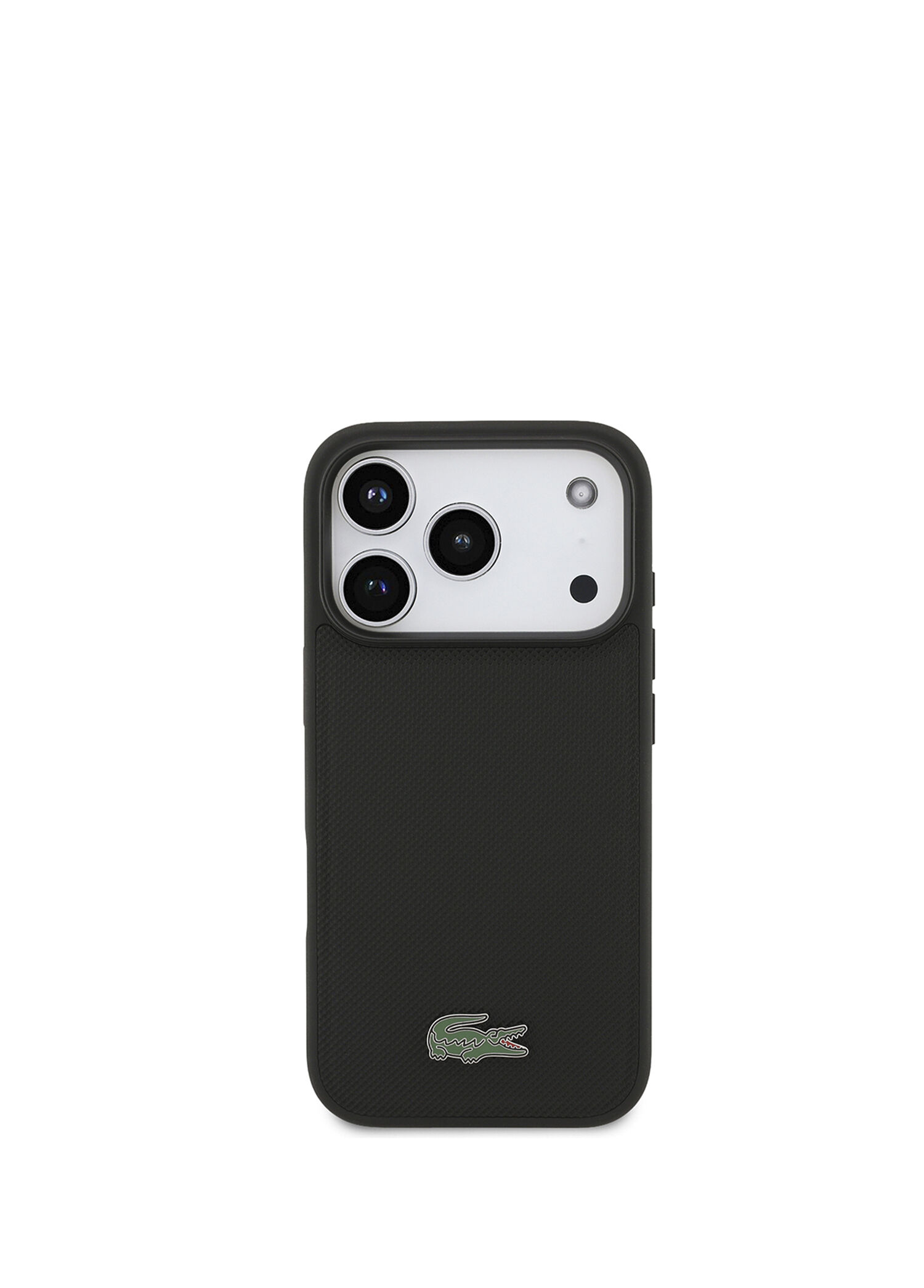 iPhone 17 Pro Pike Desenli Metal Logolu Kartlıklı Magsafe Uyumlu Telefon Kılıfı