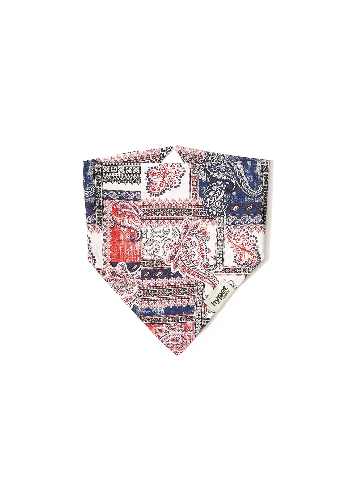 Patchwork Pamuklu Çok Renkli Köpek Bandana