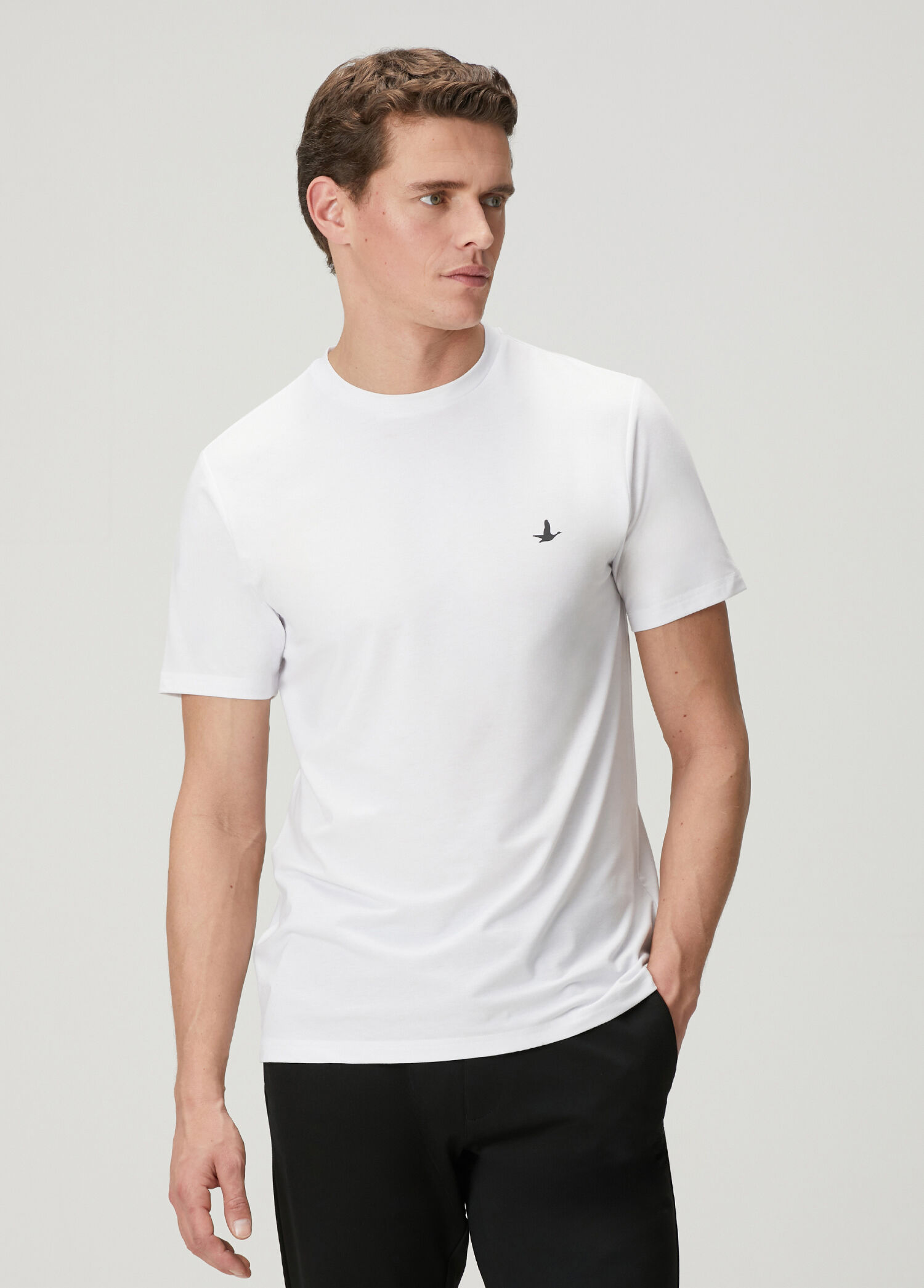 洋楽 Treva - Wit Dat Sh*t Beymen Club Beyaz Erkek Basic Fit Beyaz Cool Active T-shirt