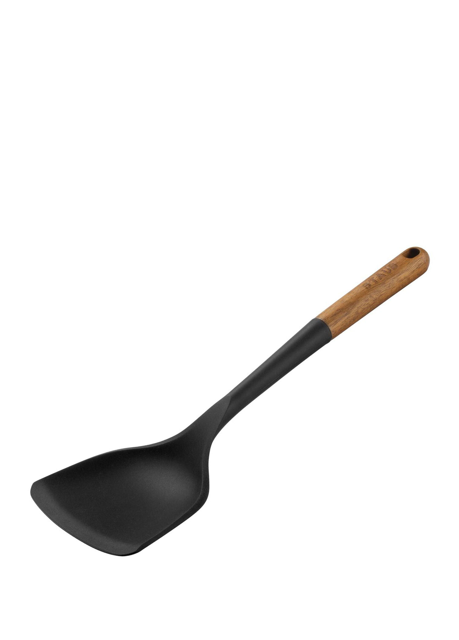 Silikon ve Akasya Ağacı Siyah Spatula