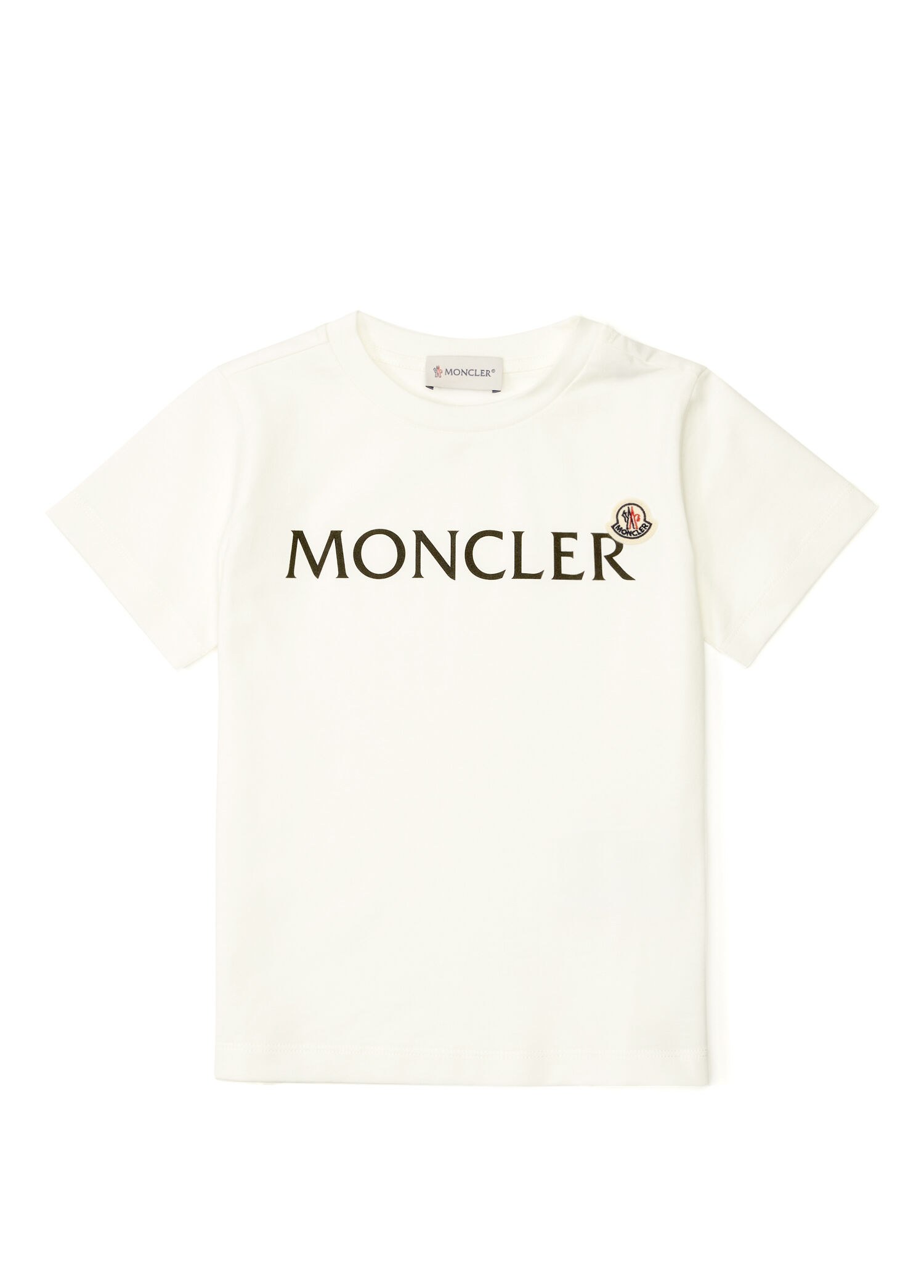 2*6様 MONCLER MAGLIA T-SHIRT ホワイト Moncler - Kırık Beyaz Erkek Çocuk T-shirt - Kırık Beyaz