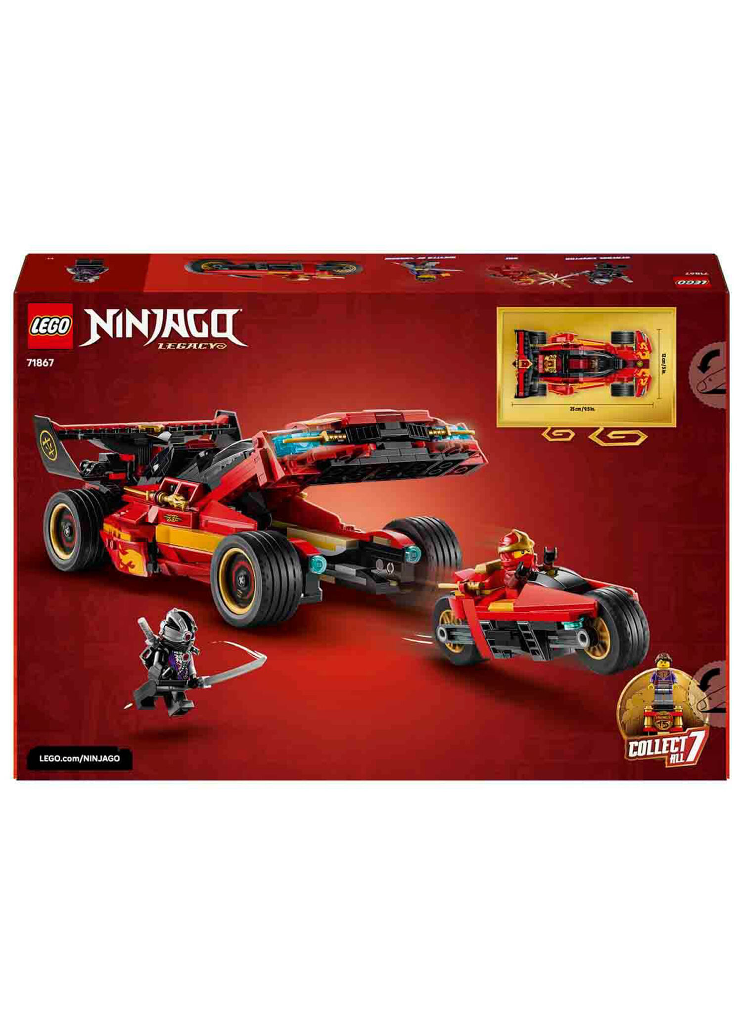 LEGO - Ninjago X-1 Ninja Turbo Otomobil 15. Yıl Dönümü 14+ Yaş 691