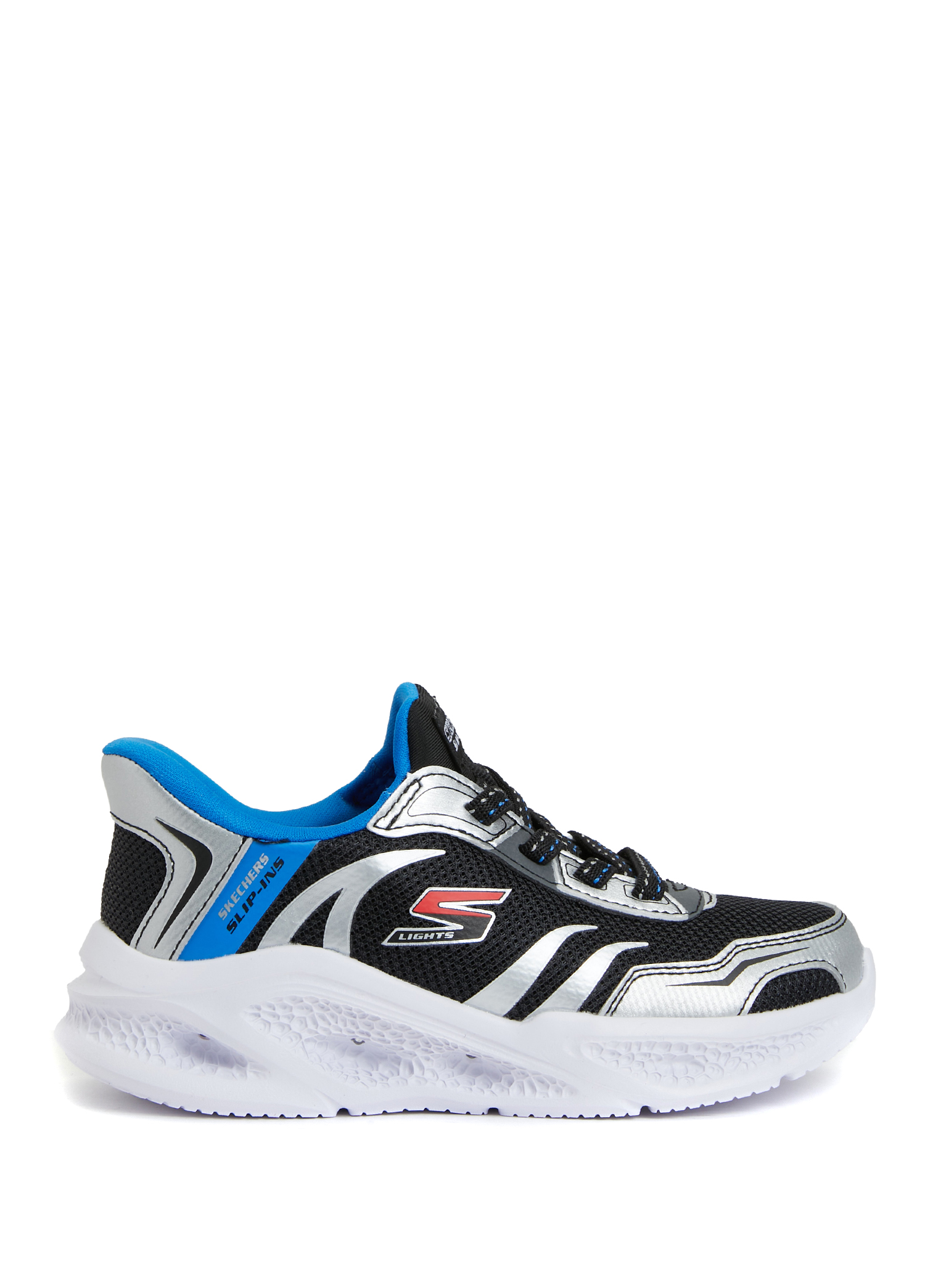 Skechers Meteor Siyah Gri Erkek Çocuk Sneaker