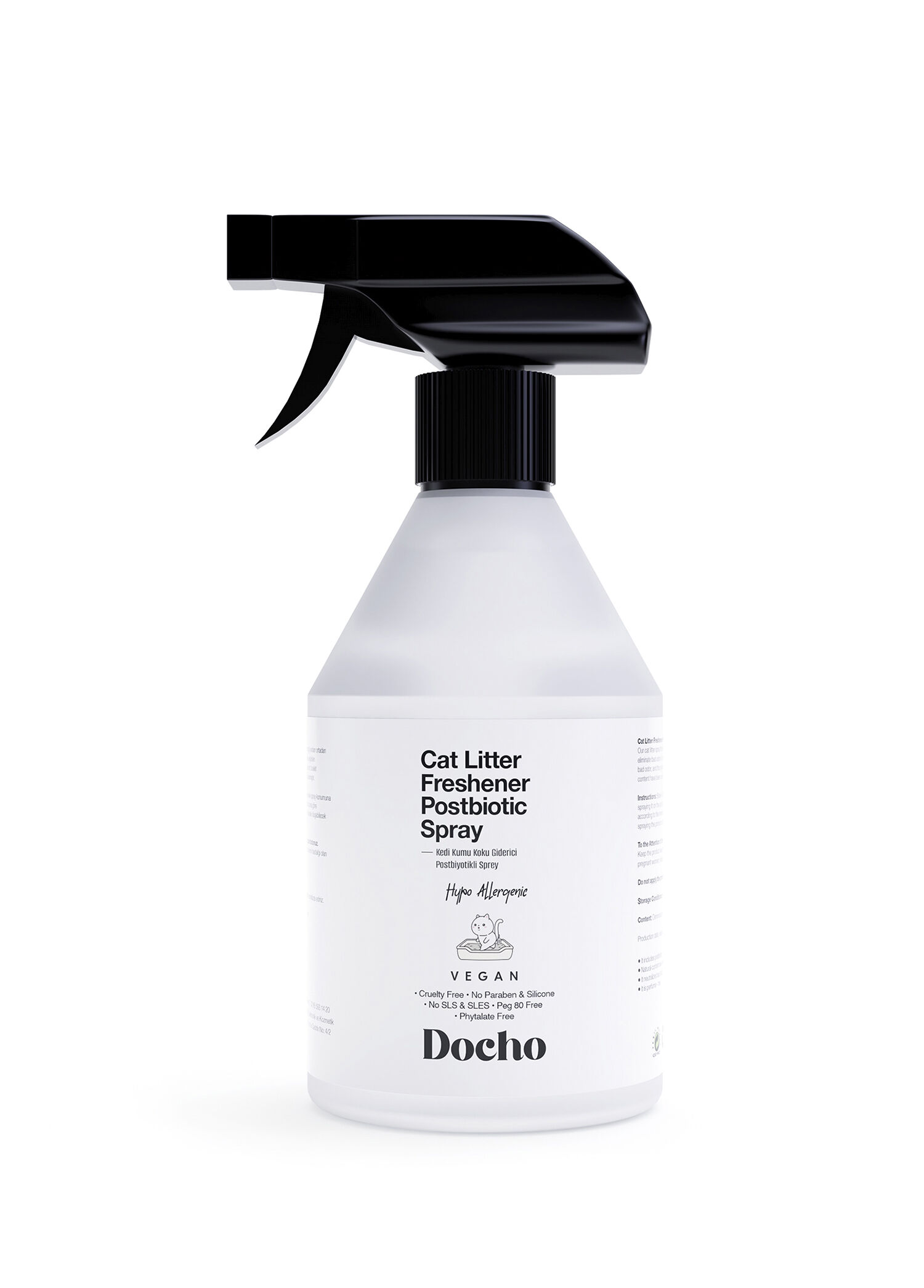 Postbiyotikli Kedi Kumu Koku Giderici Sprey 500 ml