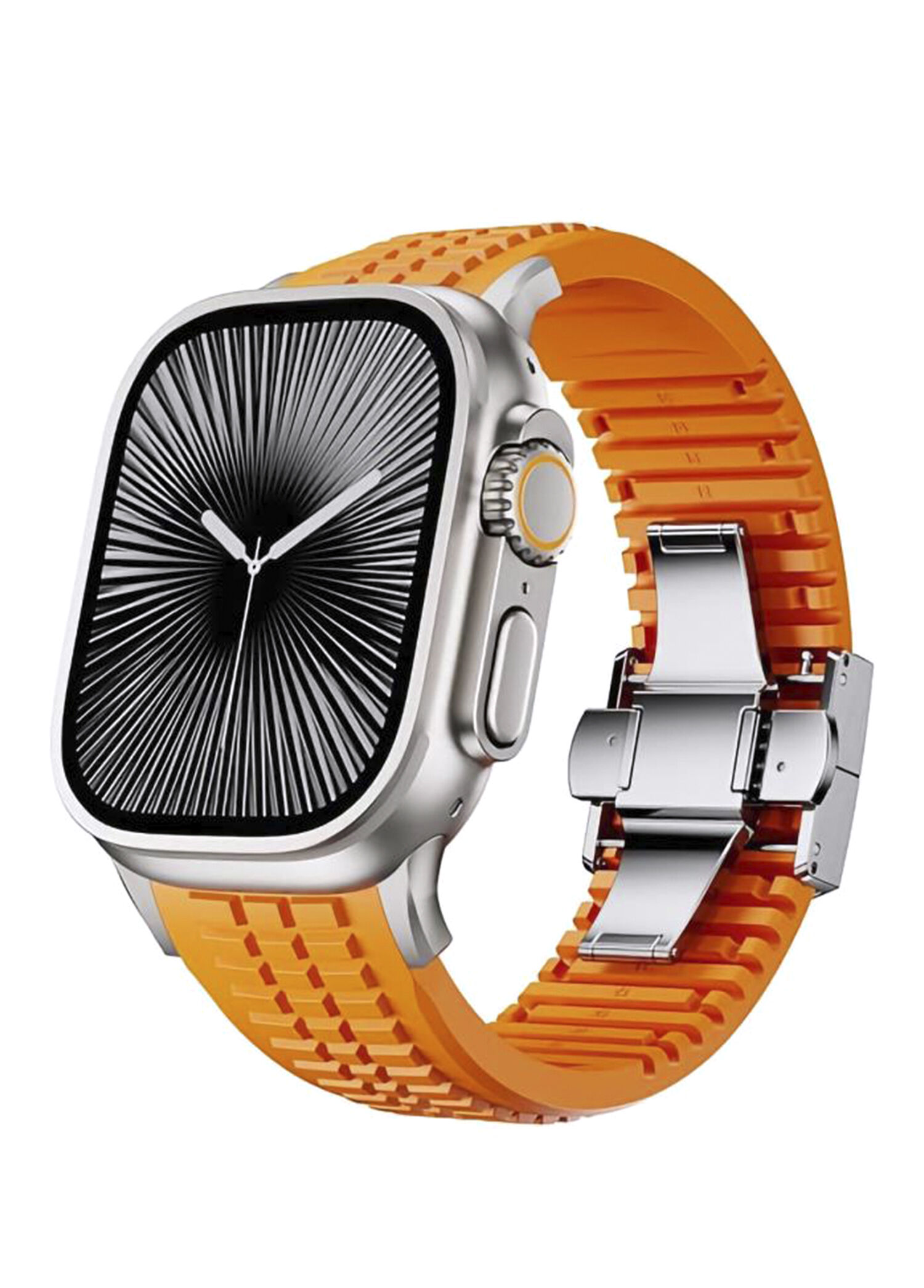 Apple Watch Ultra Uyumlu Crava Gray AquaLink Akıllı Saat Kordon