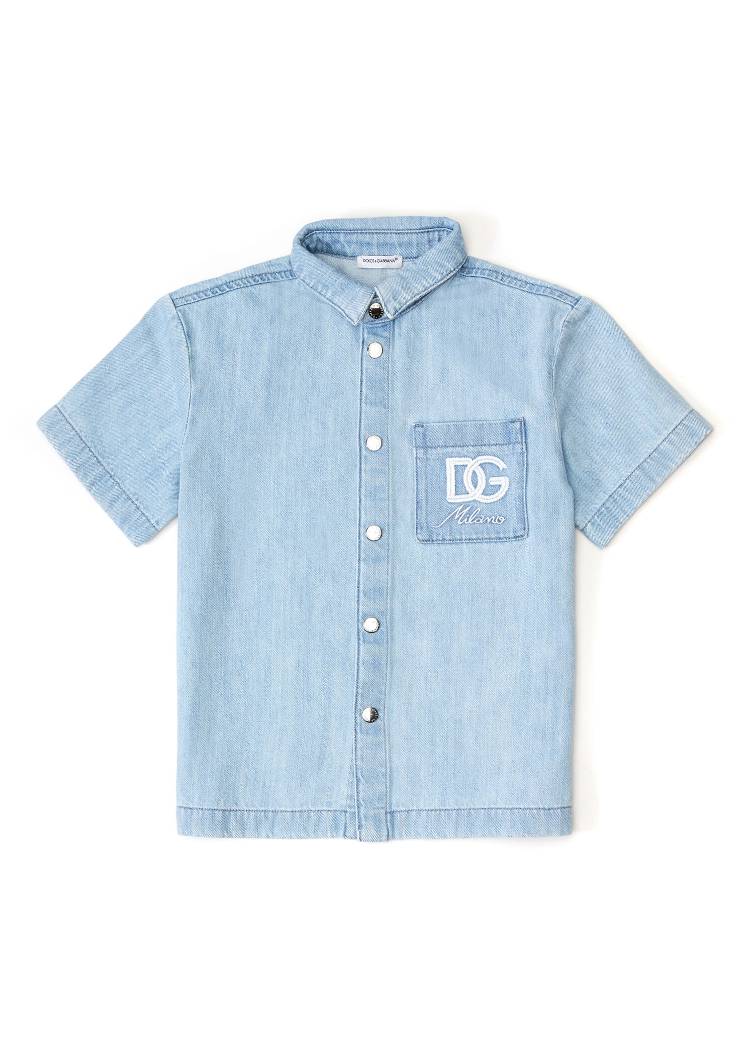 Mavi Erkek Çocuk Denim Gömlek