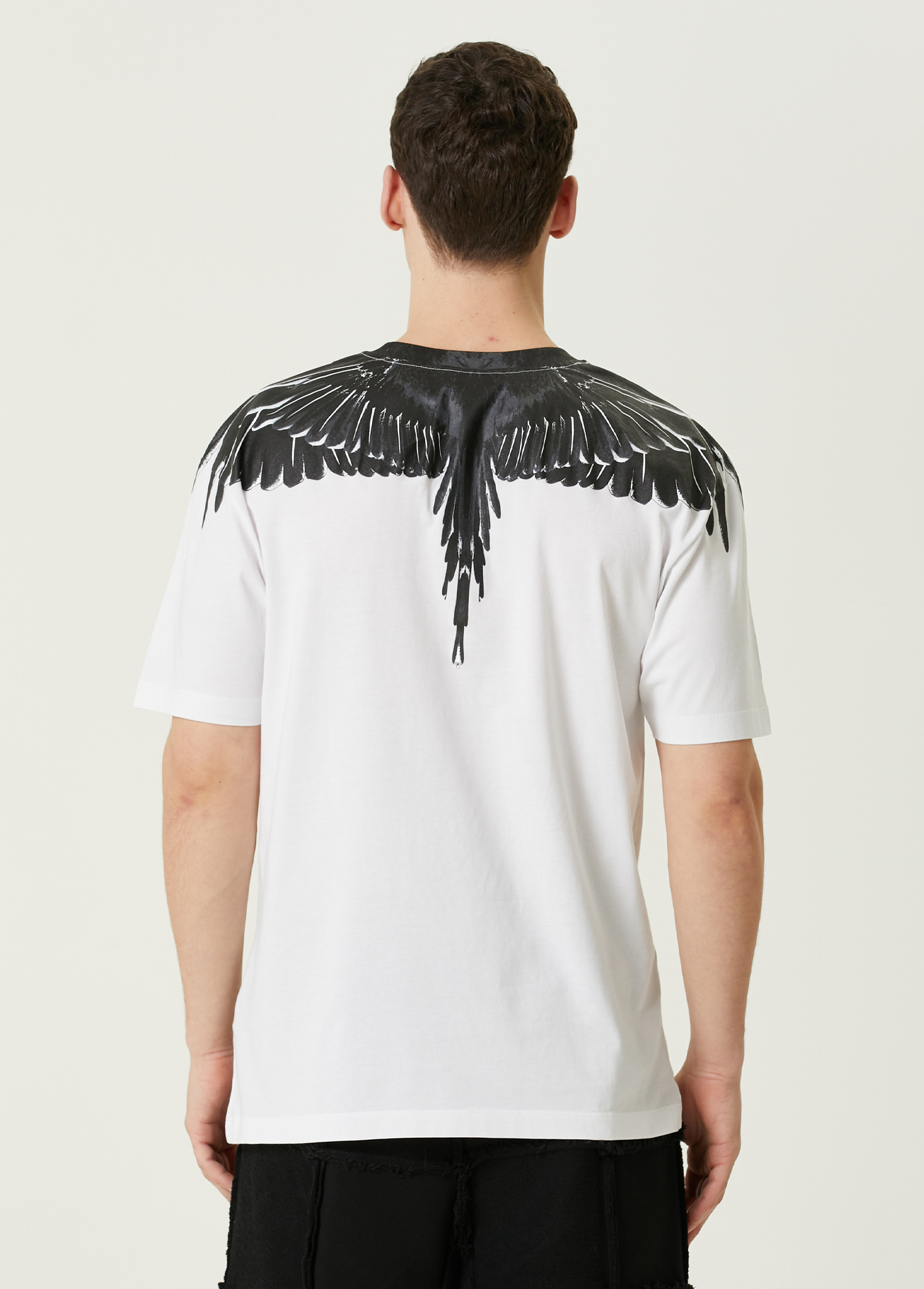 T shirt marcelo burlon bianca e nera on sale