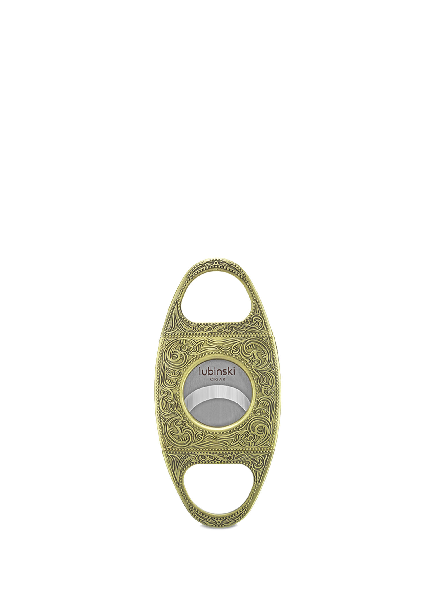 Lazer Bıçak Kabartma İşlemeli 60 Ring Gold Metal Puro Kesici