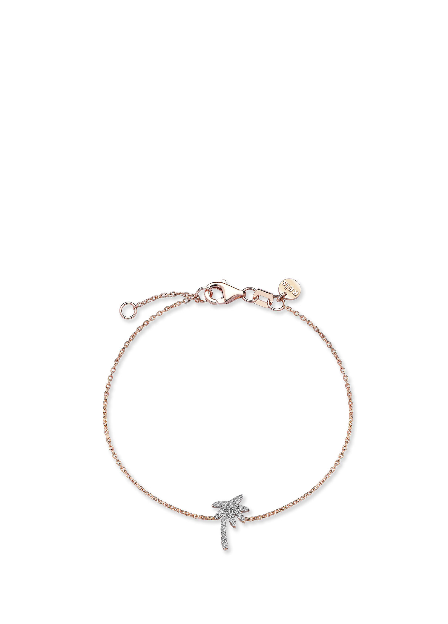 Prego Palm Bangle 14 Ayar Kadın Pırlanta Bileklik