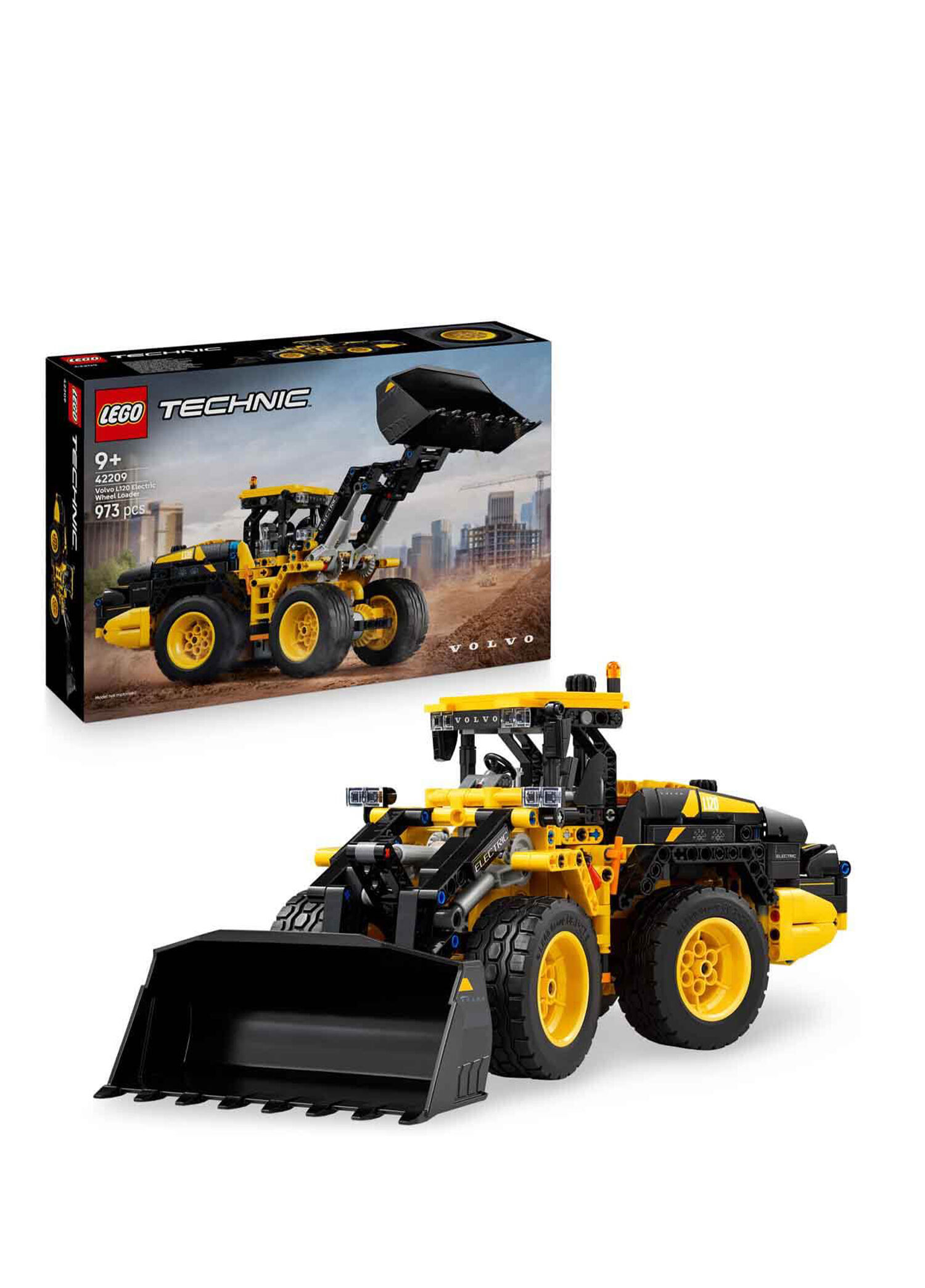 Technic Volvo L120 Electric Tekerlekli Yükleyici 973 Parça 9+ Yaş Yapı Oyuncağı 42209