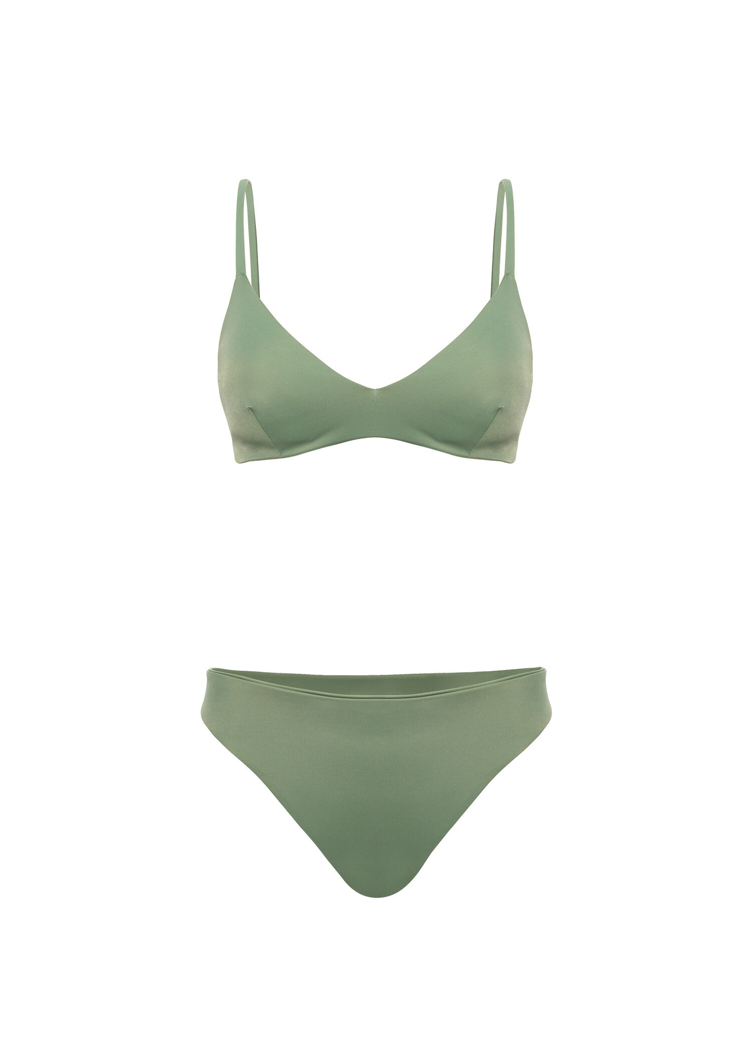 Kyle Yeşil Kadın Bralet Bikini Takımı