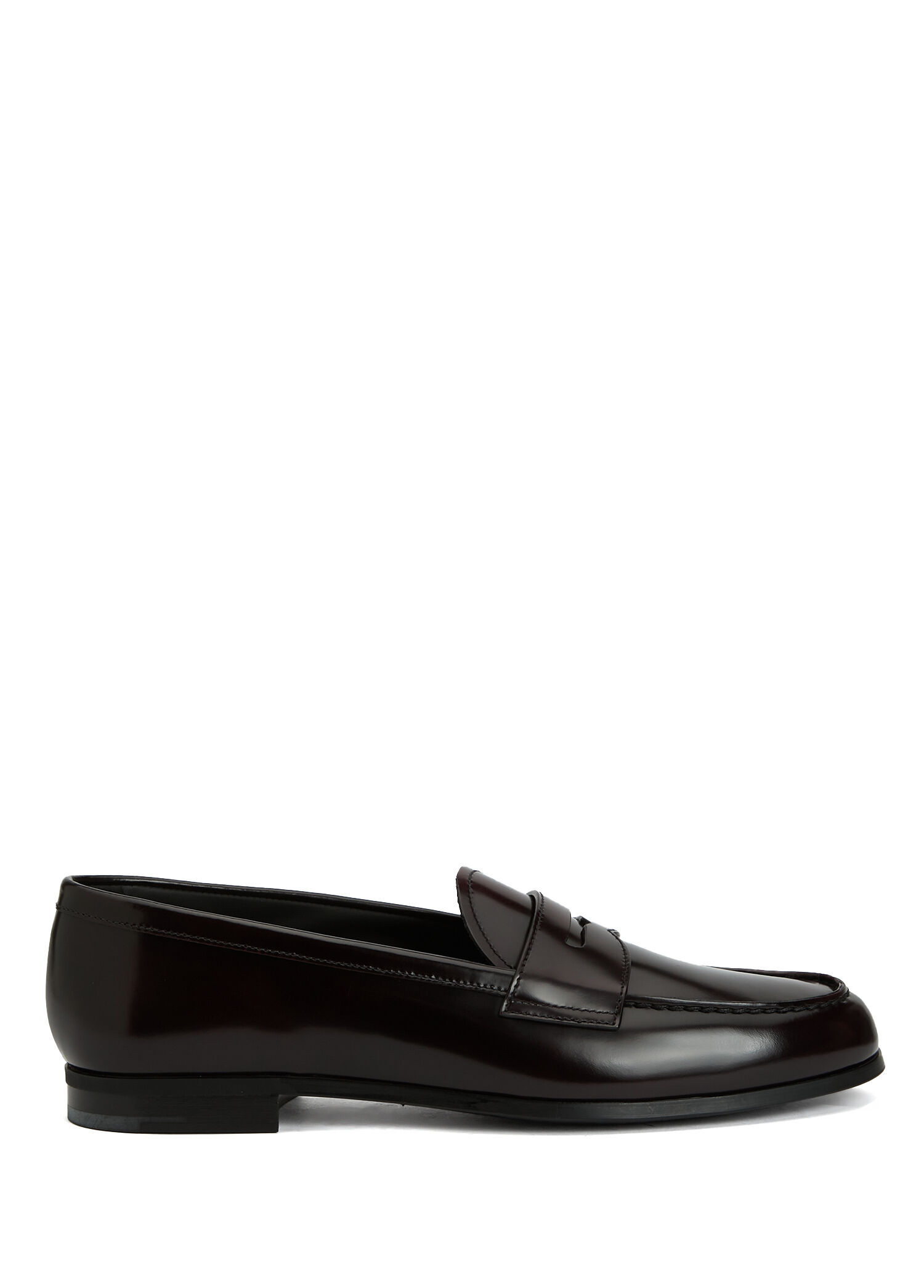 Bordo Kadın Deri Loafer