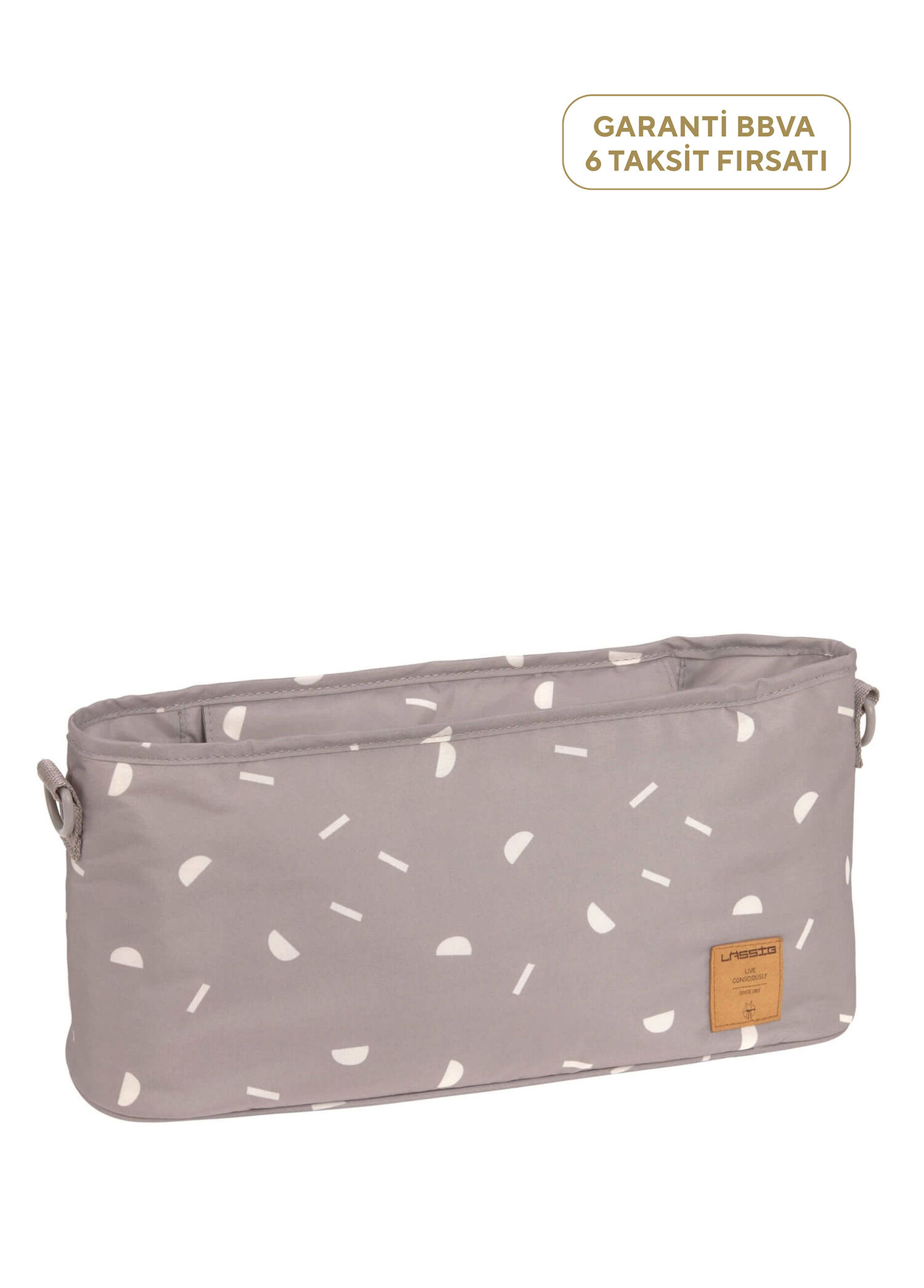 Buggy Taupe Vizon Bebek Arabası Organizer Çanta