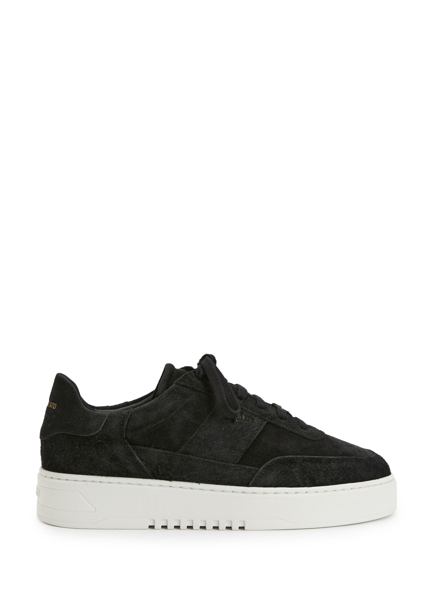 Axel Arigato - Orbit Vintage Siyah Erkek Deri Sneaker - Siyah-Beyaz