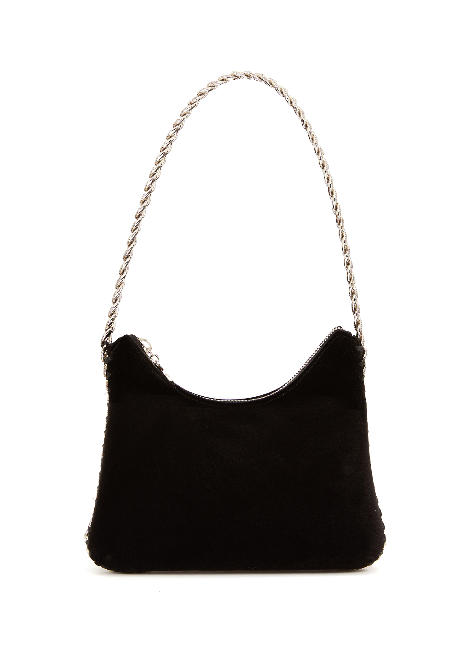 Beymen Falabella Mini Siyah Kadın Kadife El Çantası. 1 Beymen Falabella Mini Siyah Kadın Kadife El Çantası. 1