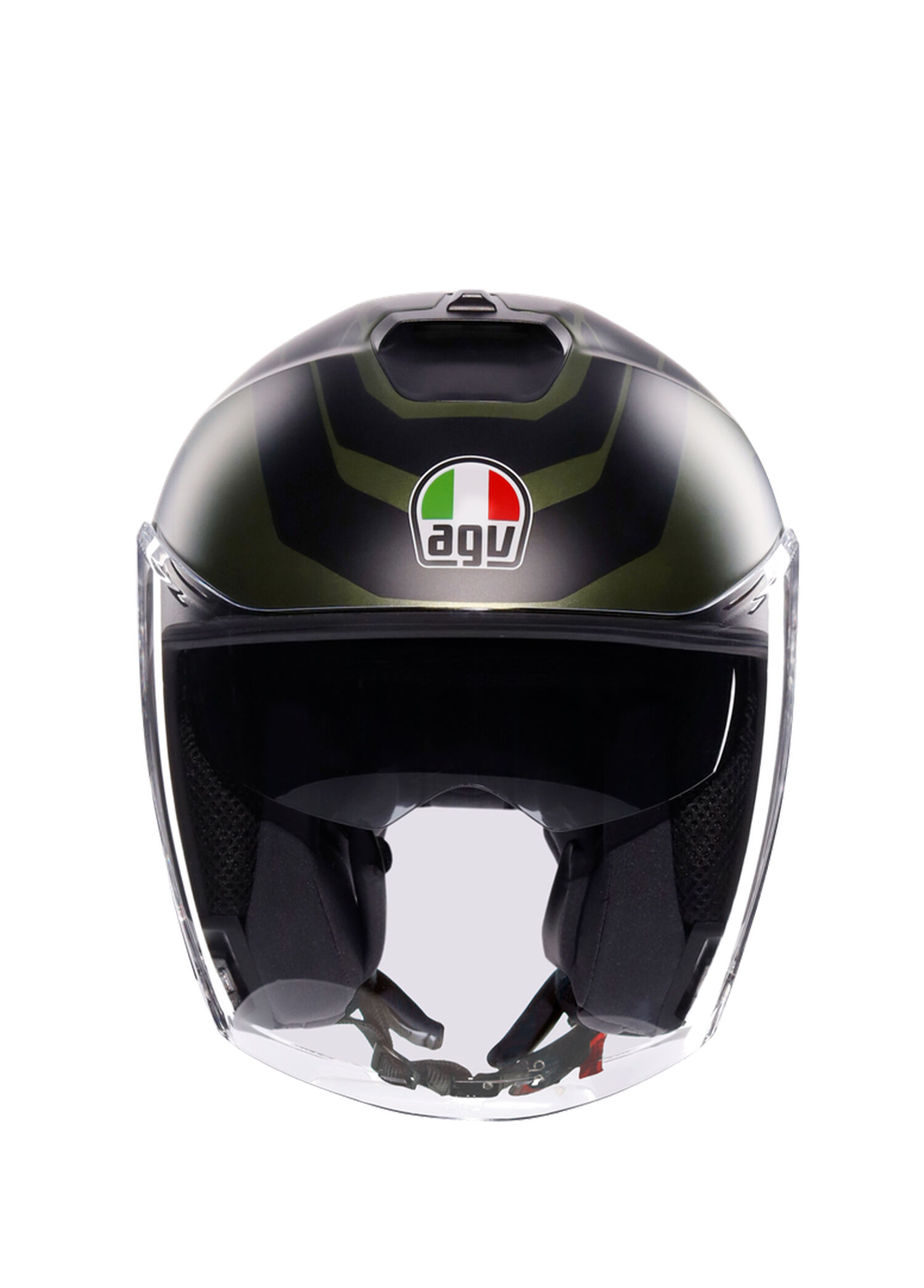 Irides Sakai Matt Green Black Açık Motosiklet Kaskı