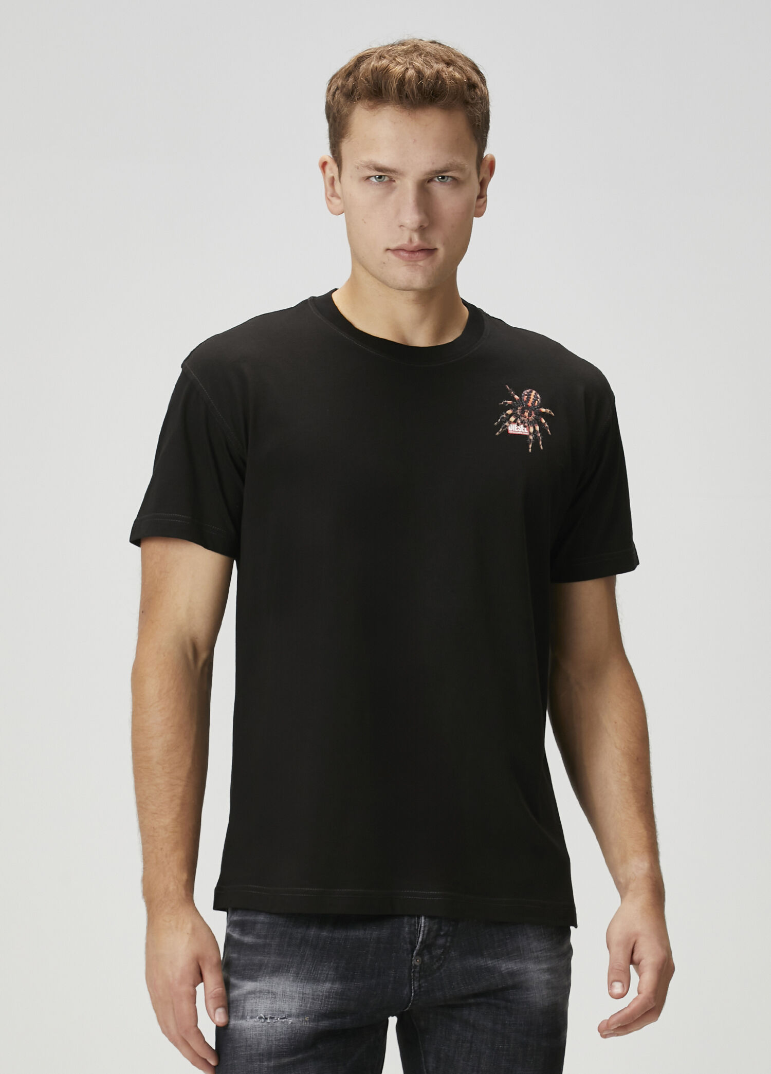Diesel - Norm Spider Siyah T-shirt - Siyah