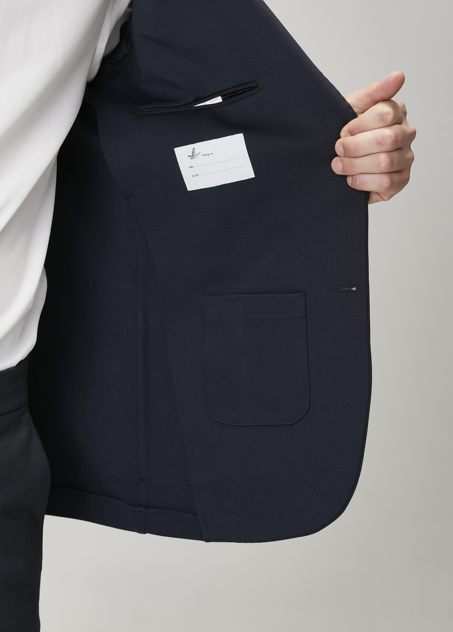 Lacivert Örme Blazer_7