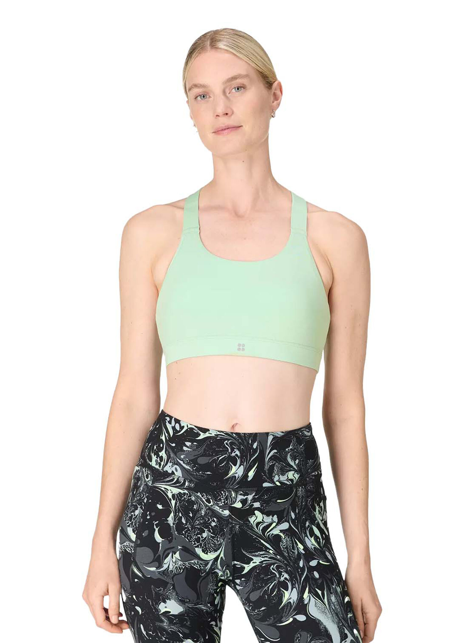 Power Medium Support Sports Br Fitness Bra Yeşil Kadın Spor Atlet