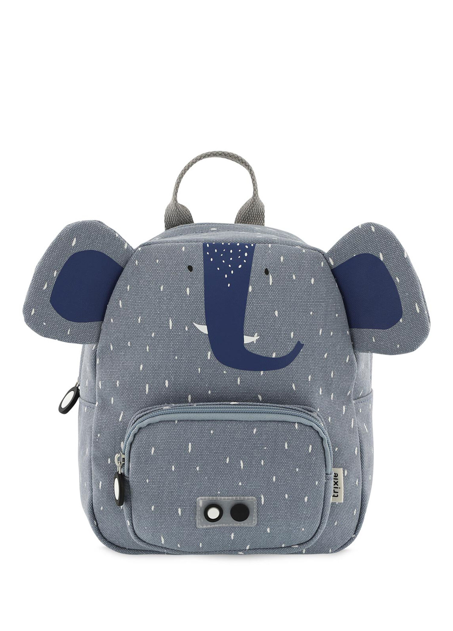 Mrs.Elephant Backpack Mavi Desenli Küçük Boy Unisex Çocuk Sırt Çantası