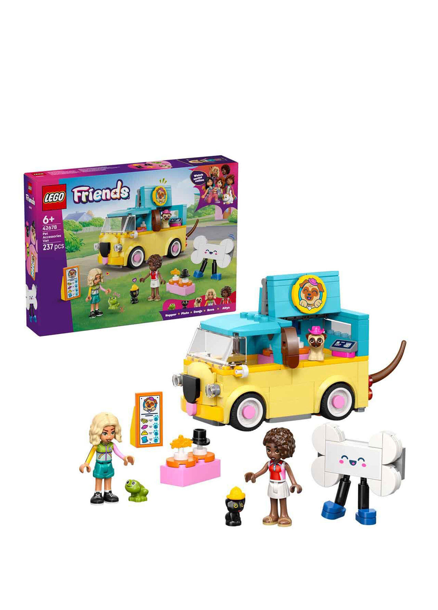 Friends Evcil Hayvan Aksesuar Kamyoneti 237 Parça 6+ Yaş Yapı Oyuncağı 42678
