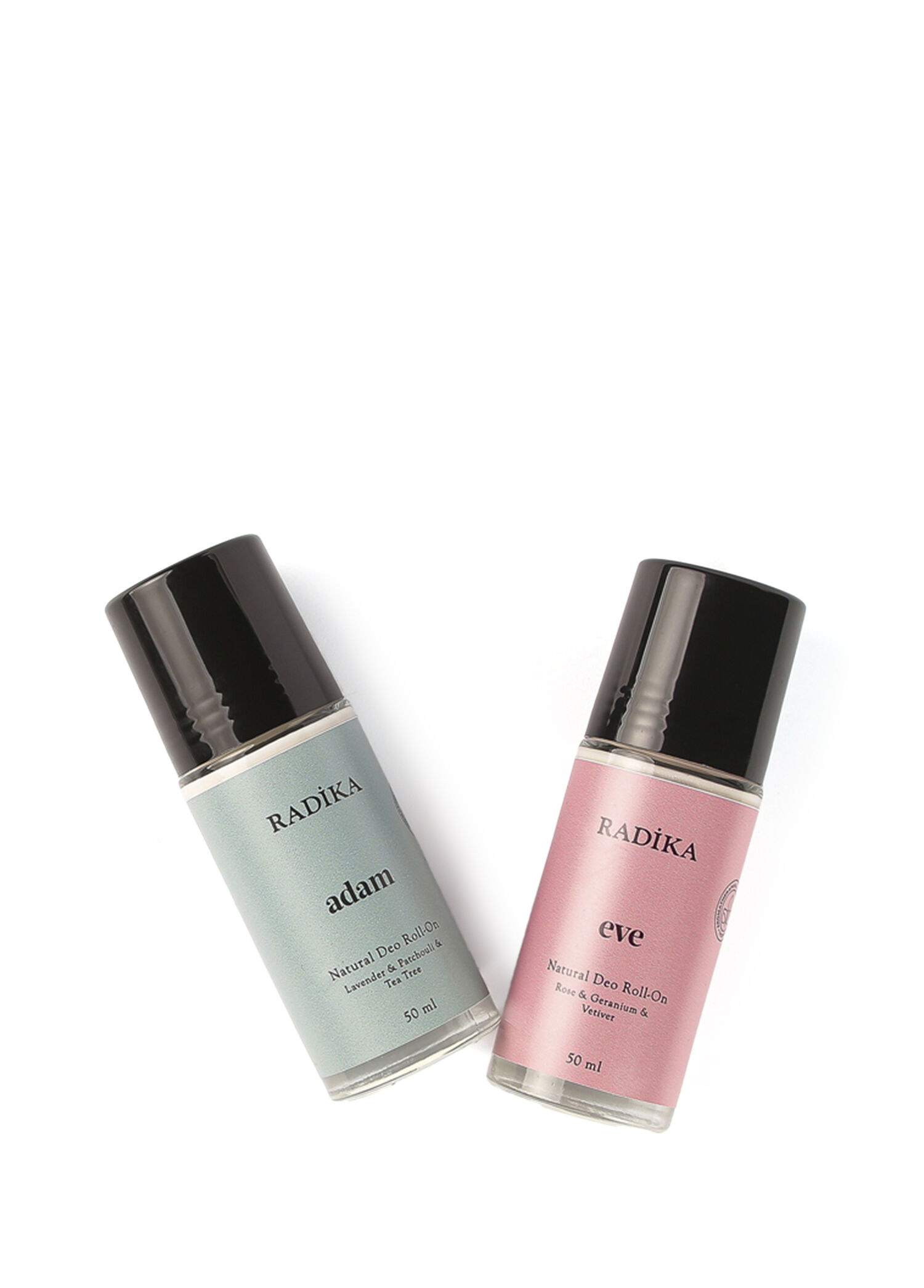 Doğal Roll On Kadın ve Erkek Set 50 ml + 50 ml