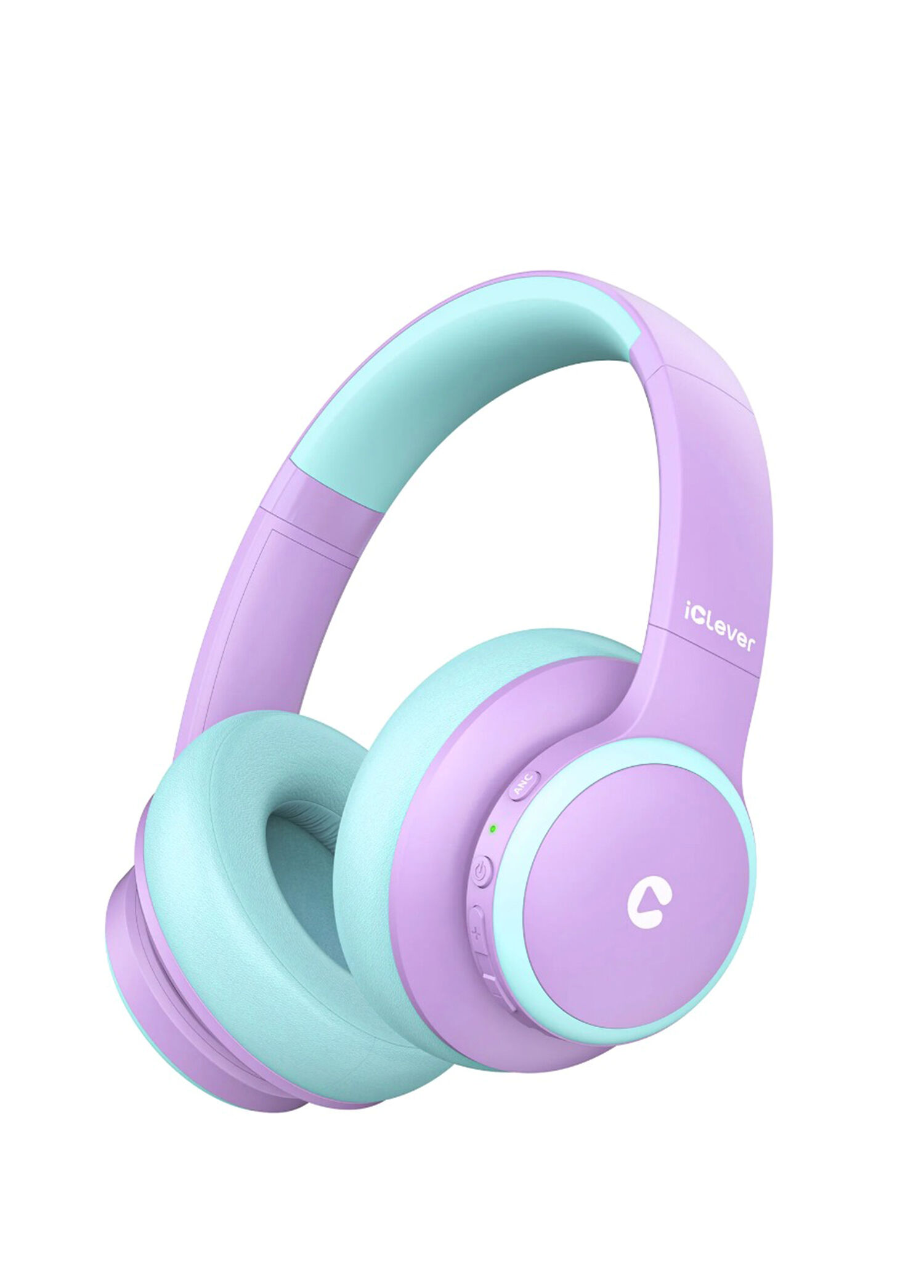BTH26 Gürültü Engelleme Özellikli Mor Yeşil Unisex Çocuk Kulak Üstü Bluetooth Kulaklık