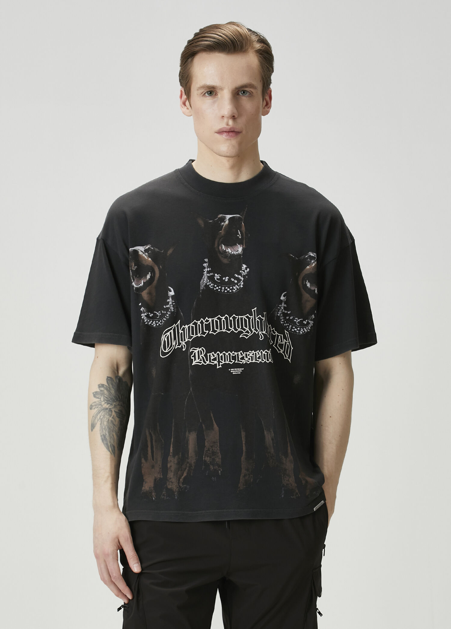 Siyah Baskılı T-shirt