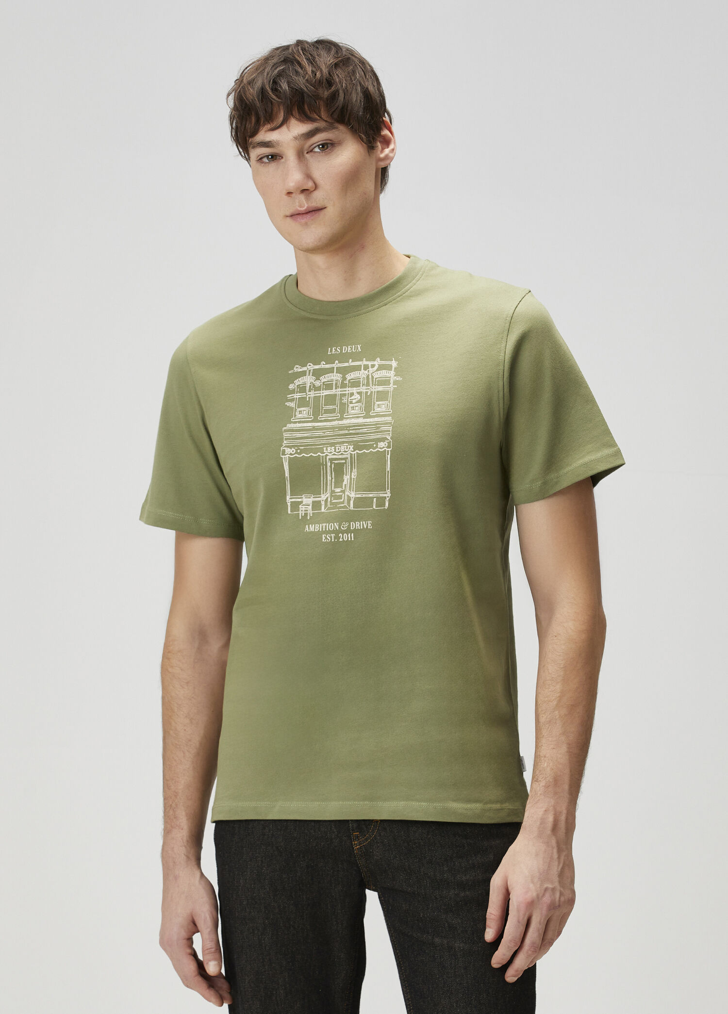 Haki Organik Pamuk T-shirt