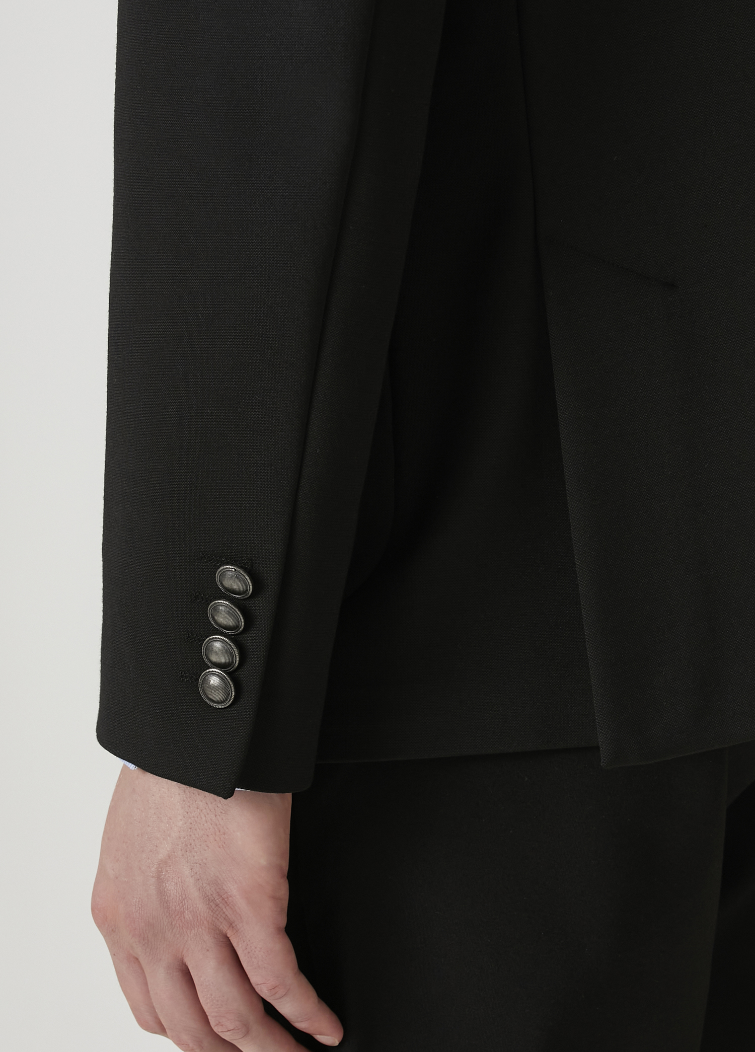 Siyah Örme Blazer_6