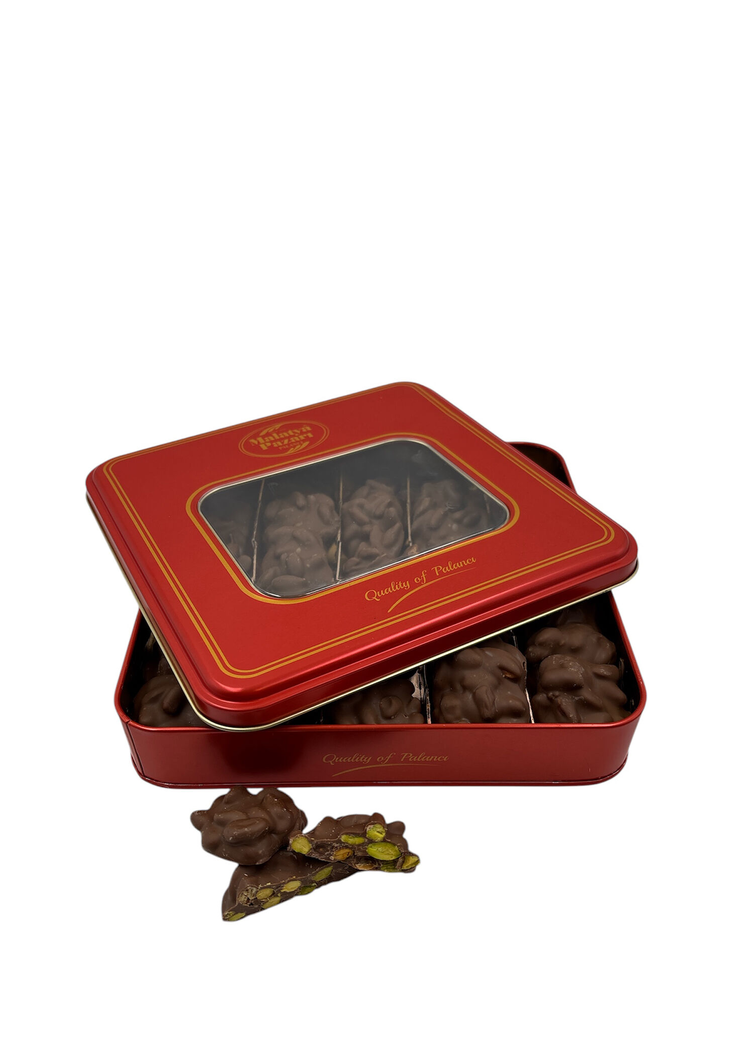 Sütlü Antep Fıstıklı Roş Çikolata 500 gr