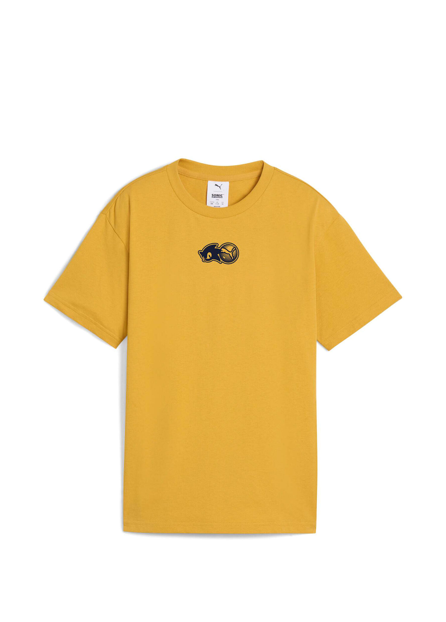 Puma x Sonic The Hedgehog Grafik Archive Gold Kısa Kollu Erkek Çocuk T-shirt