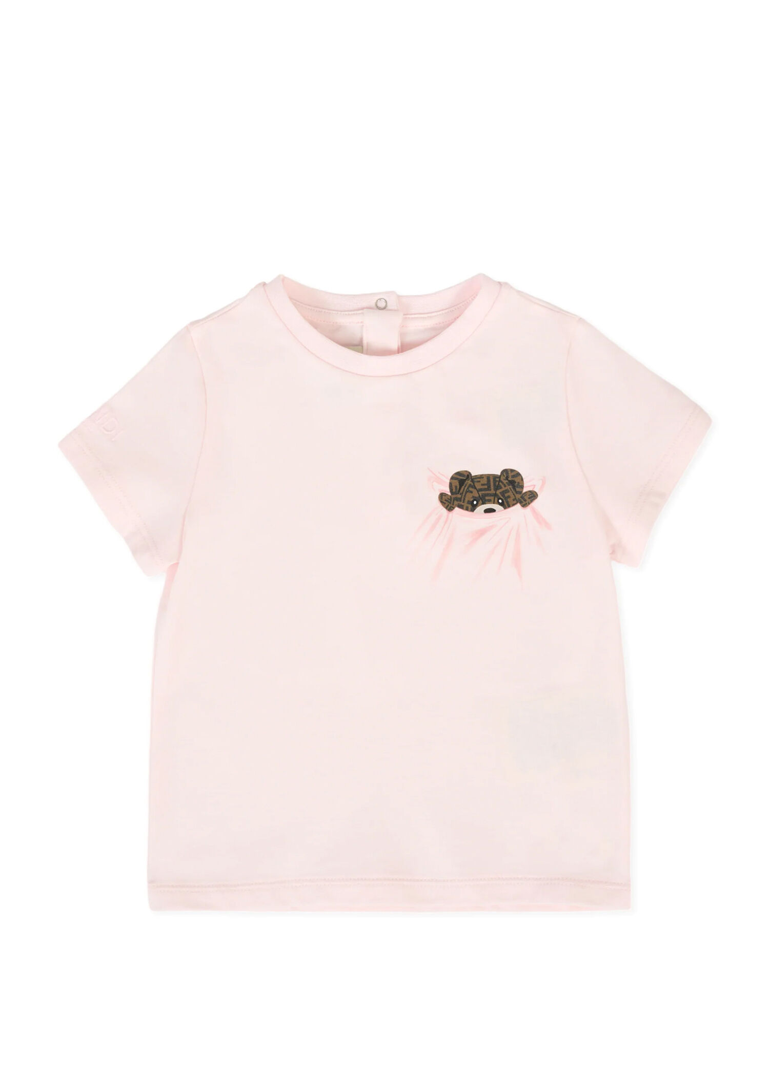 Açık Pembe Unisex Bebek T-shirt