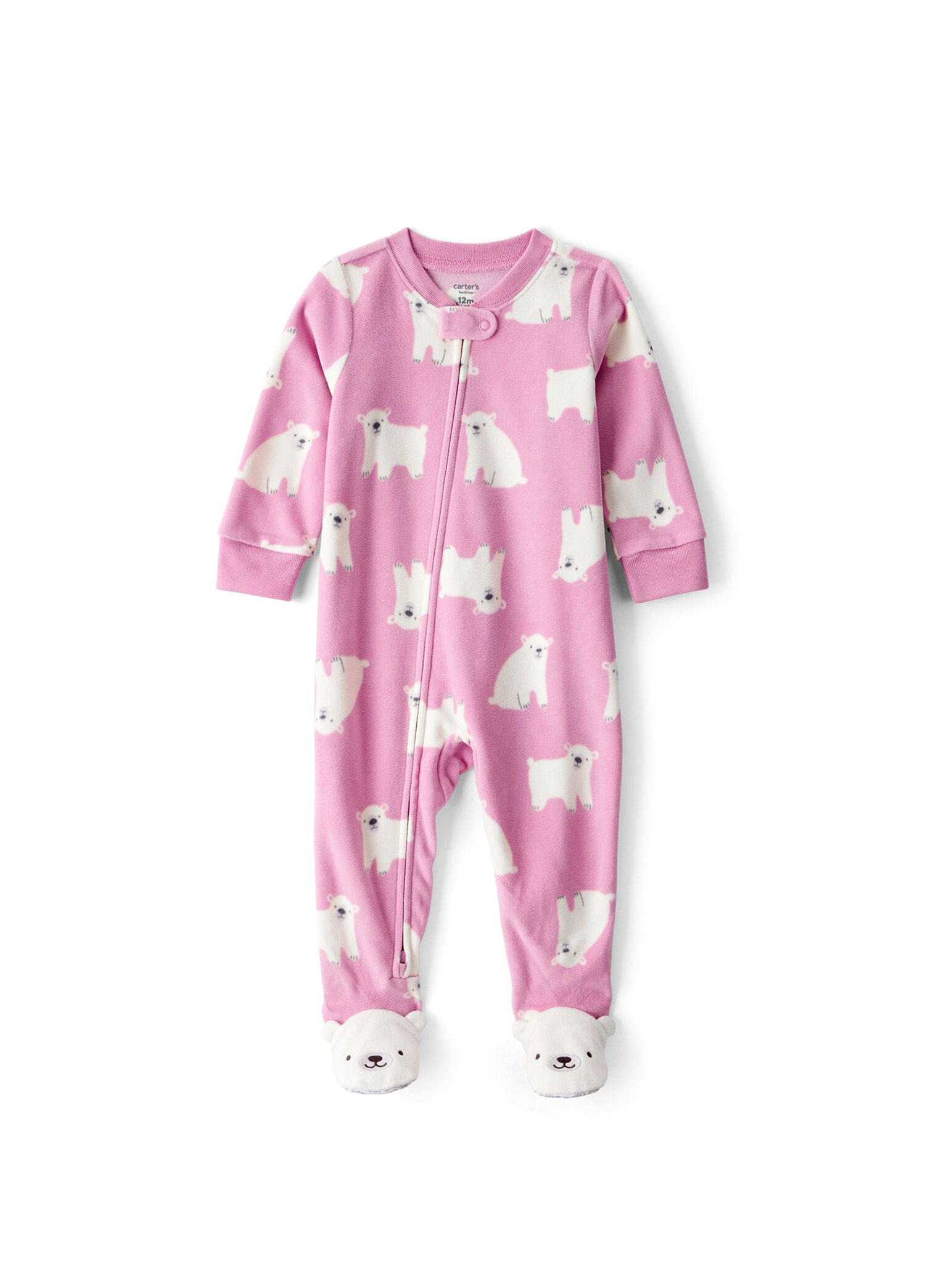 Pembe Polar Kız Çocuk Tulum