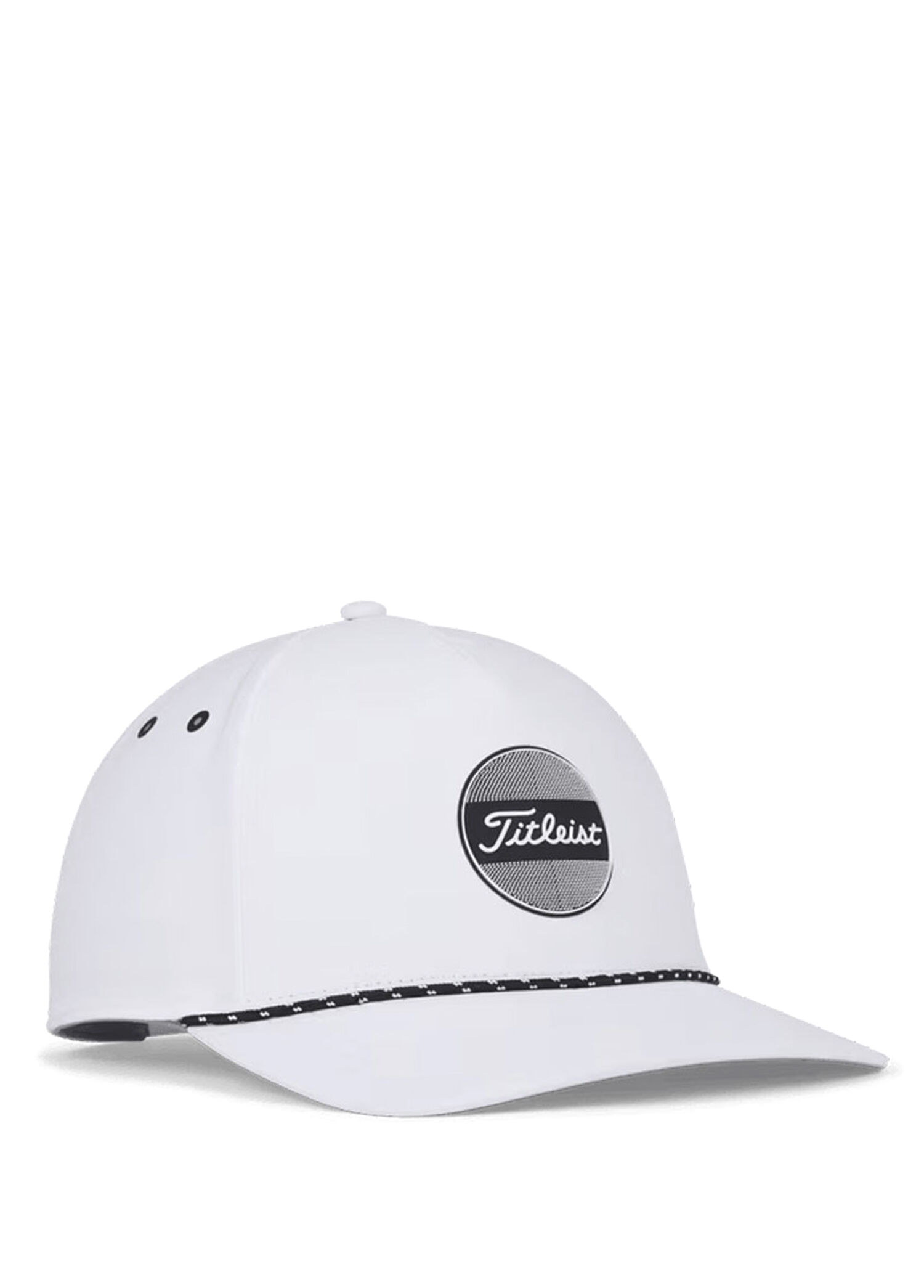 Boardwalk Halat Detaylı Siyah Beyaz Unisex Golf Şapkası TH23ABRN2-10