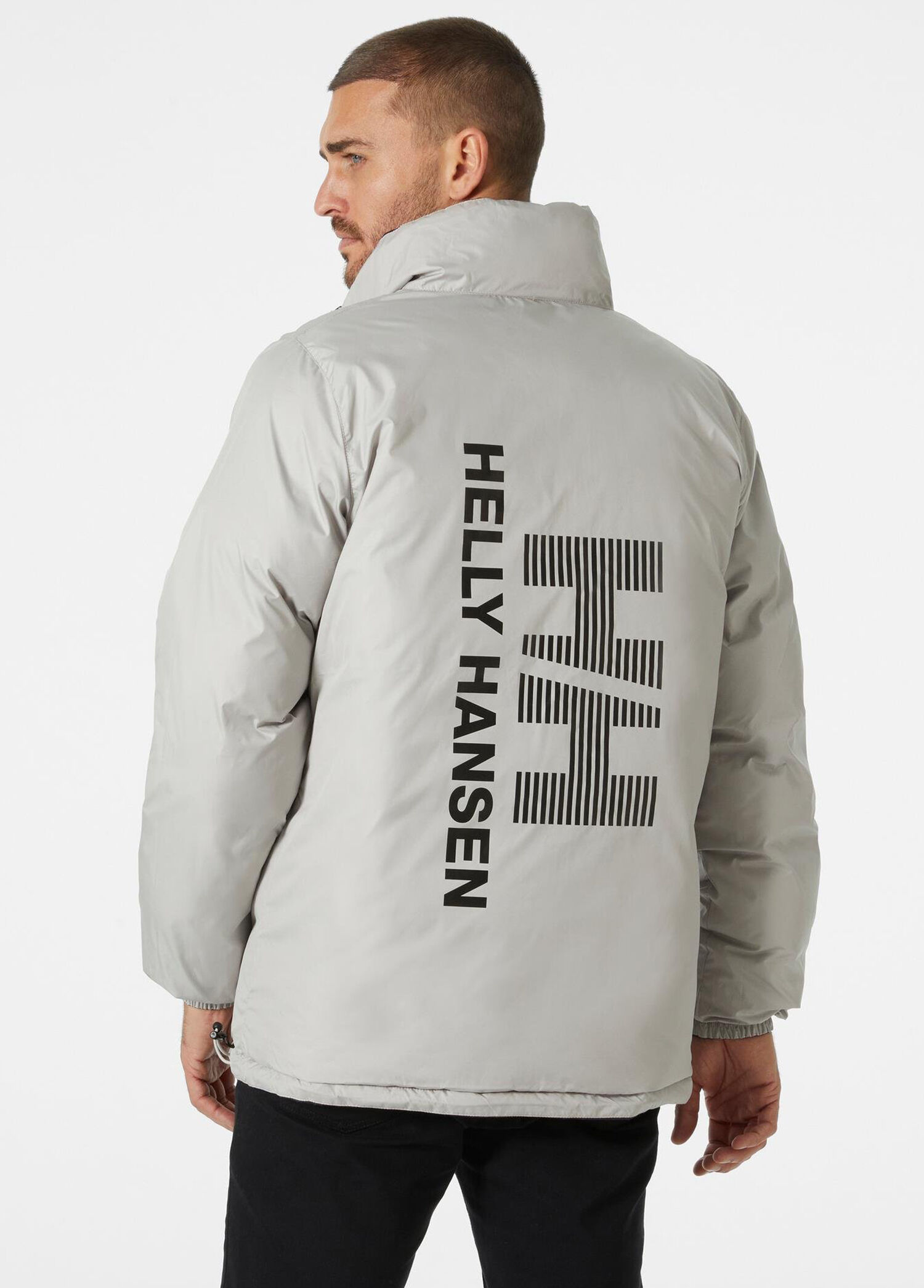 Helly Hansen BLACK Erkek Yu 23 Reversible Puffer Black Erkek Mont