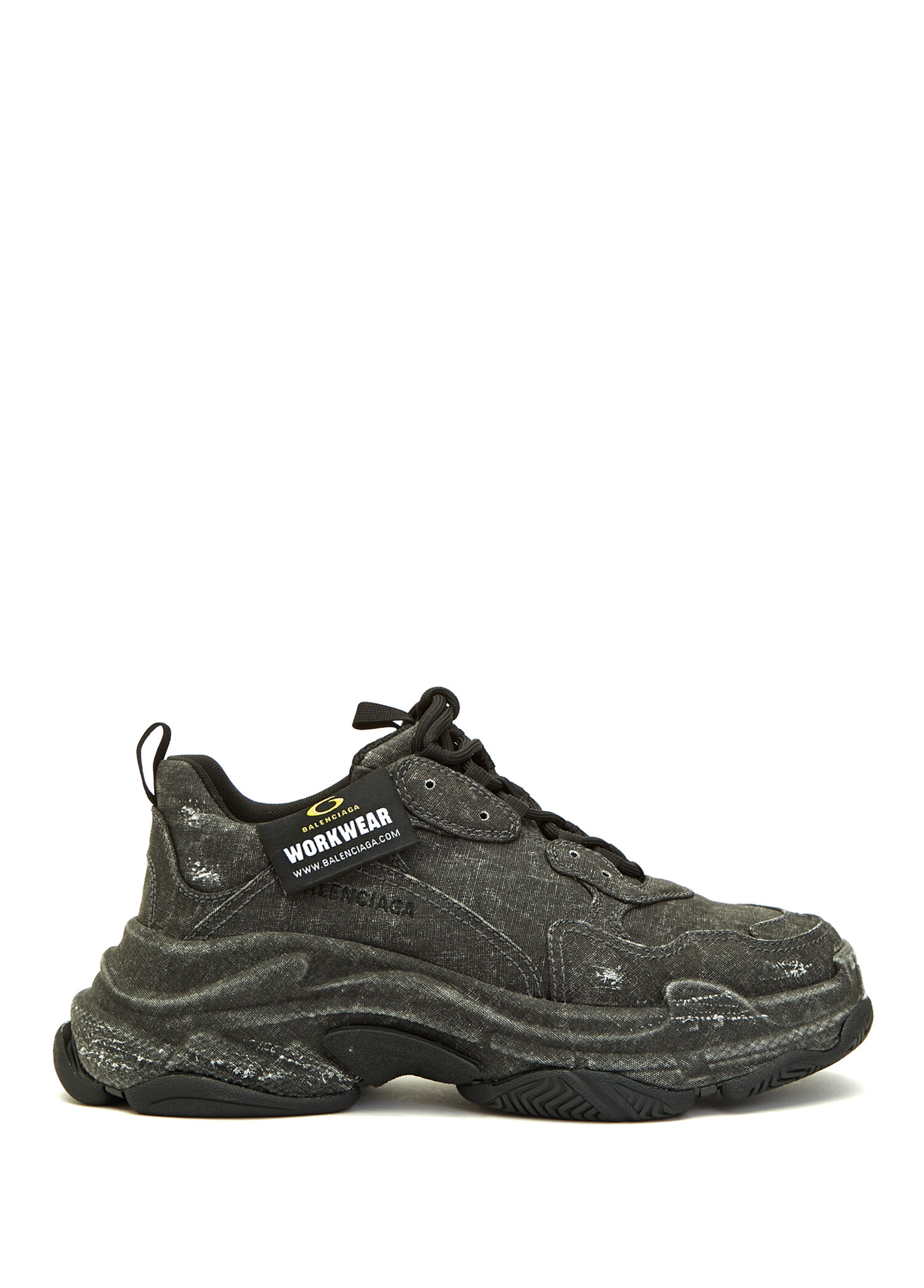 Triple S Siyah Erkek Sneaker