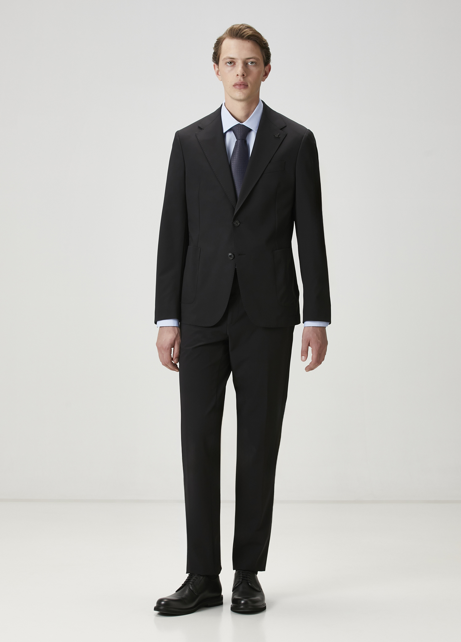Comfort Fit Açık Mavi Non-iron Oxford Gömlek_1