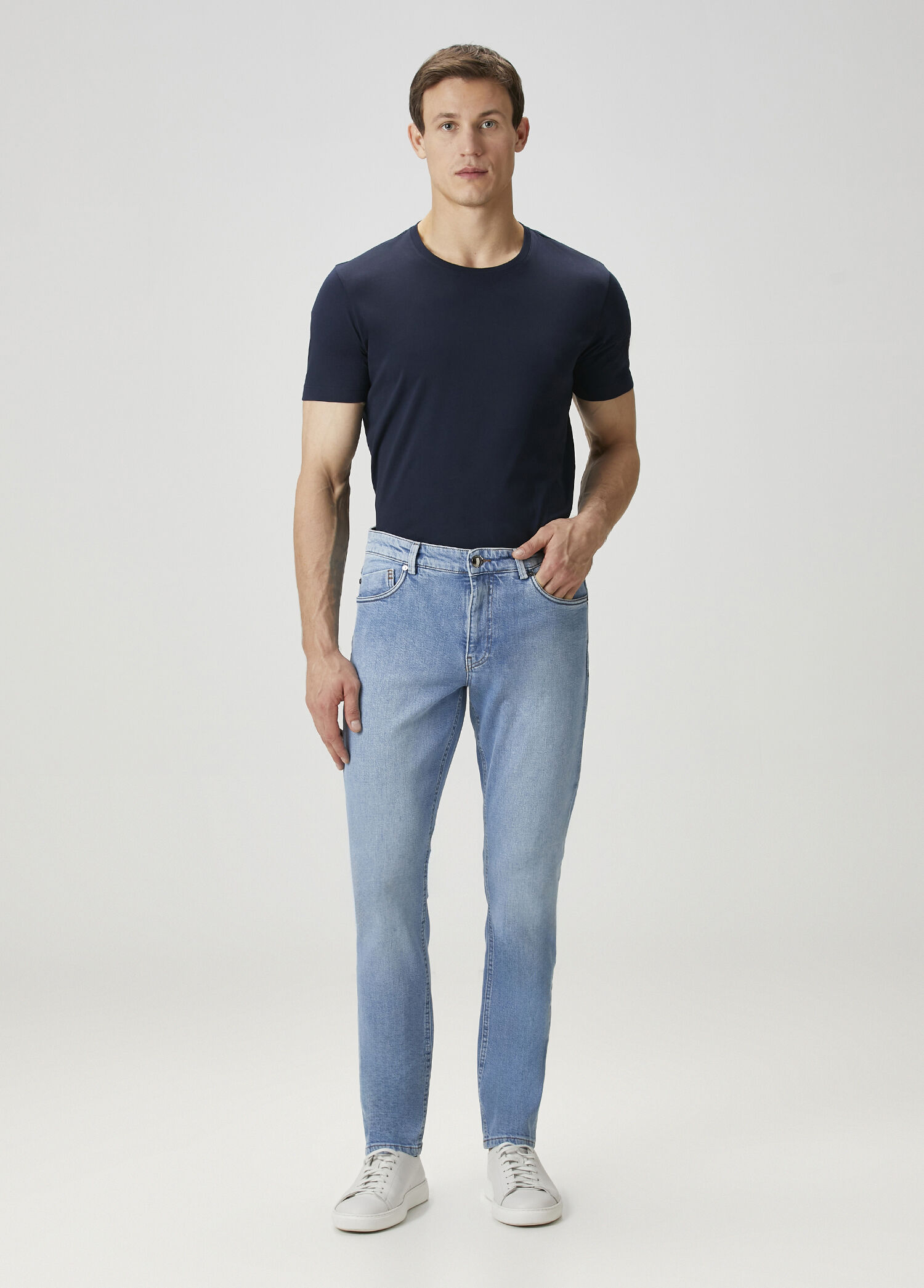 Açık Mavi Jean Pantolon