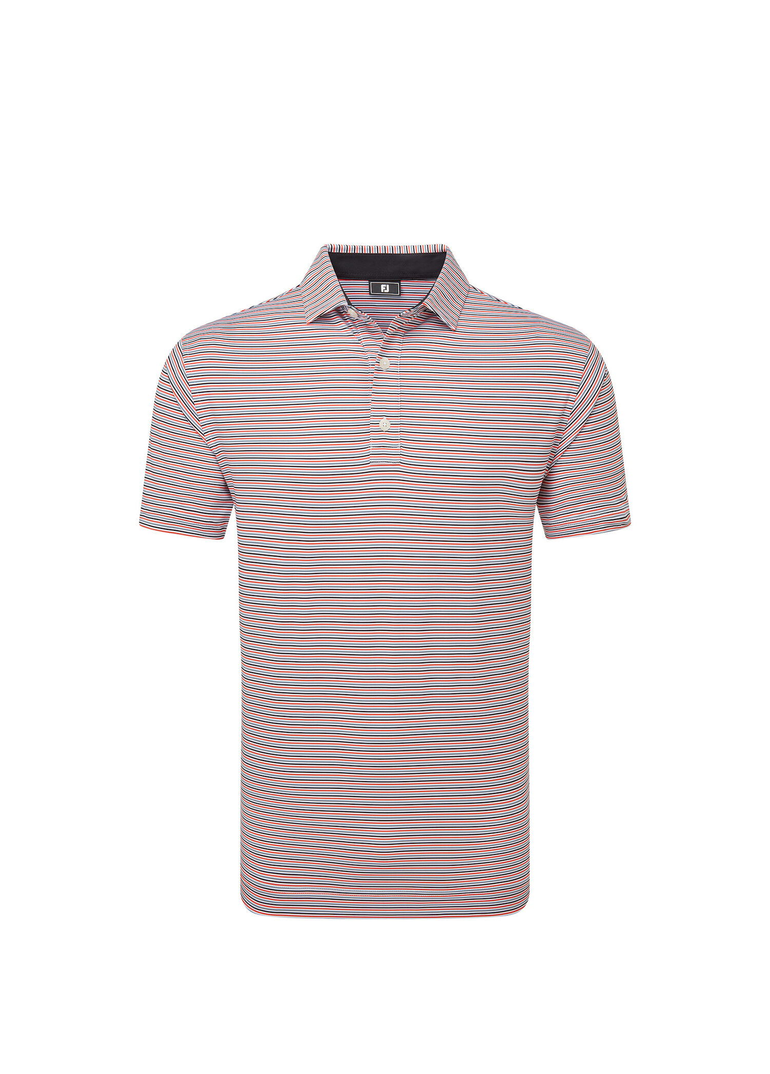 Balance Stripe Lisle Renkli Erkek Golf T-Shirt