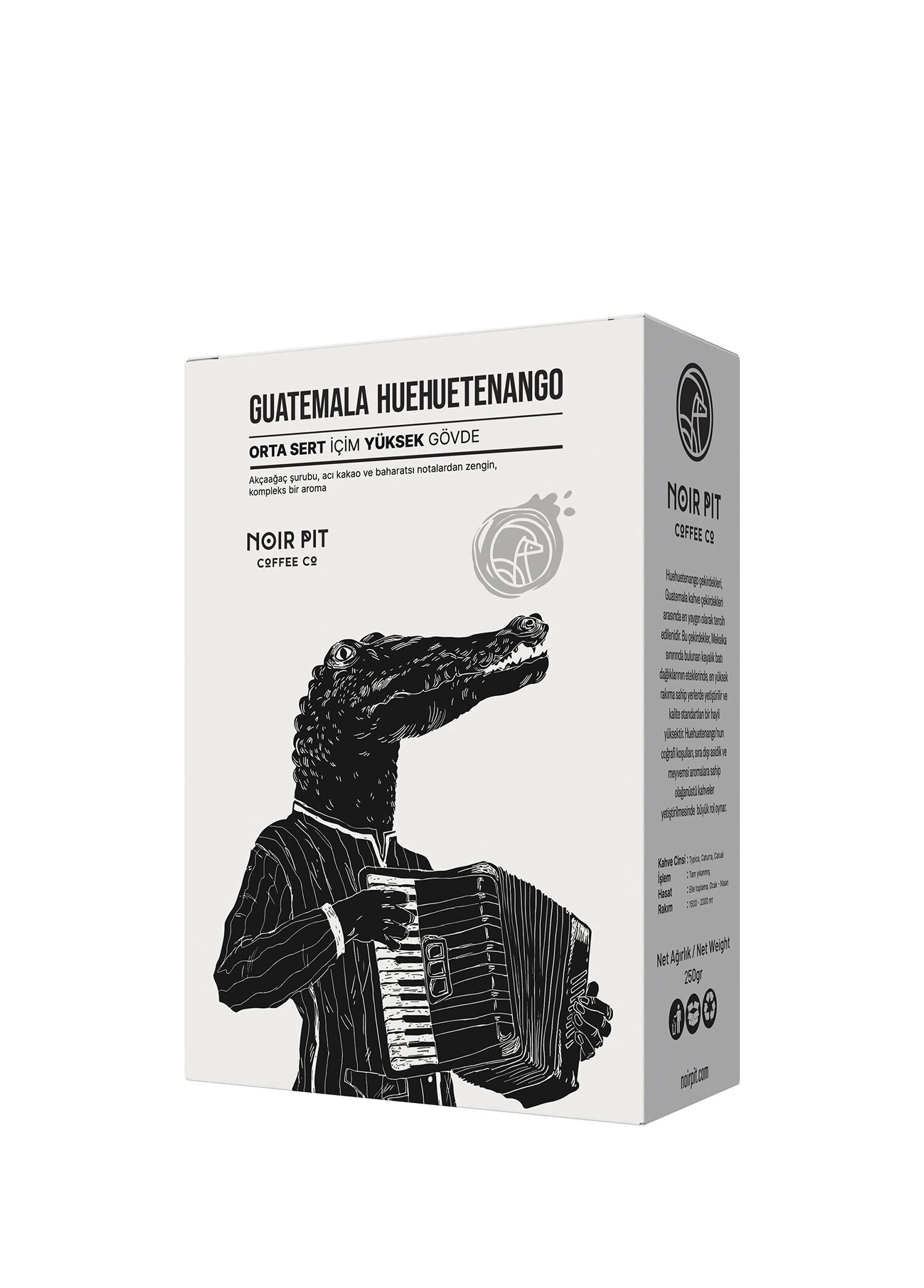 P Noir Pit Coffee Co Guatemala Cekirdek Kahve 250 Gr