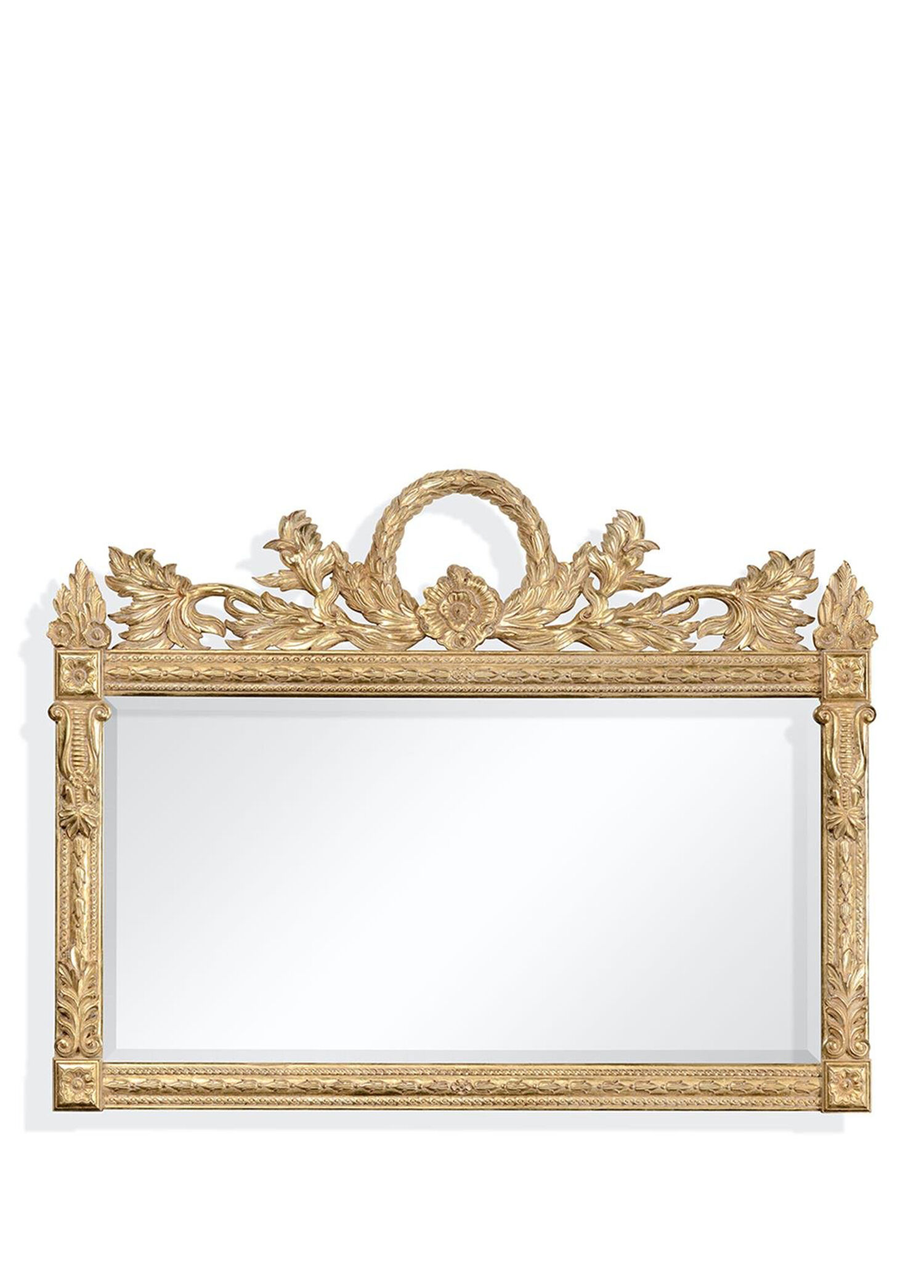 Versailles Light Antique Gold Metal Duvar Aynası