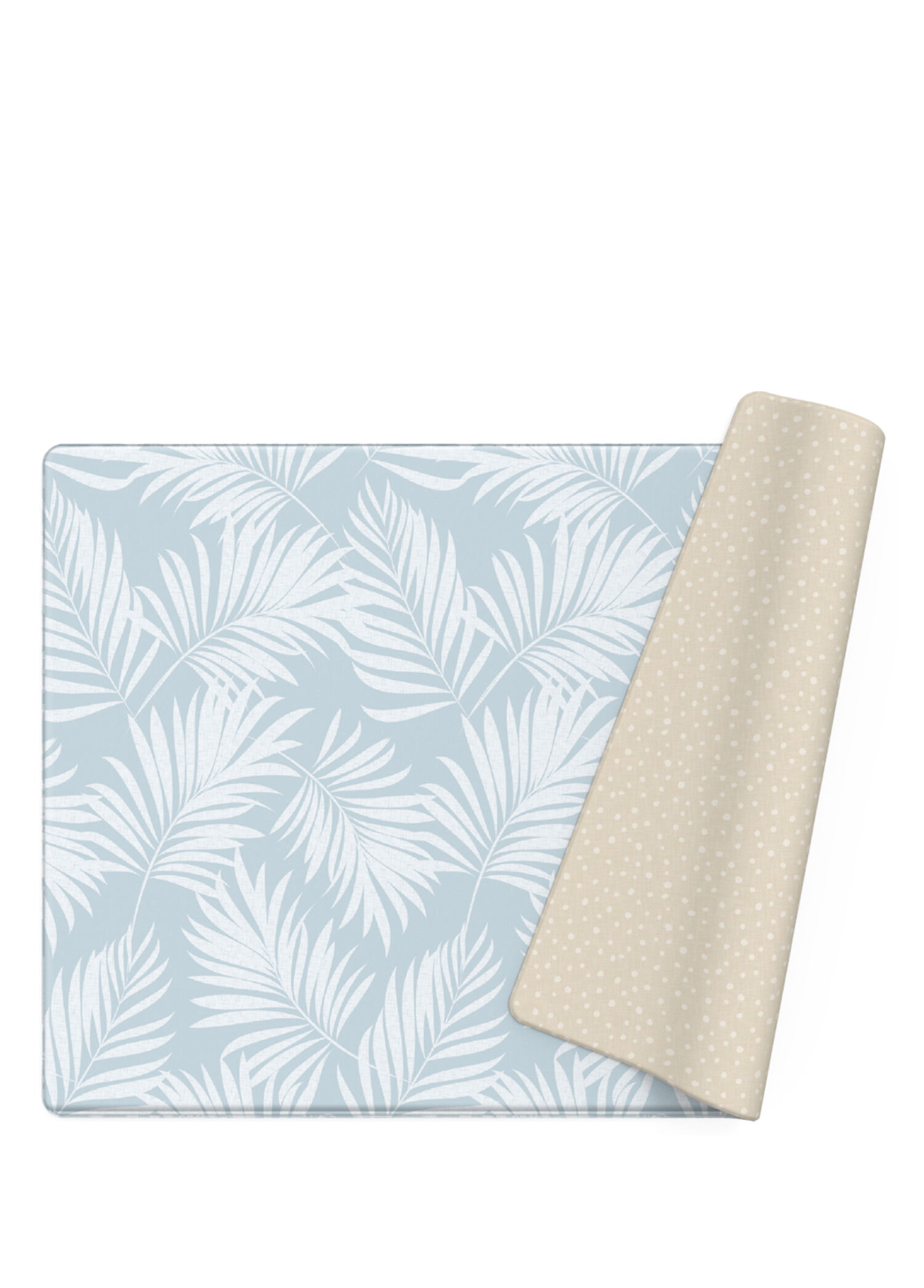 Summer Palm & Sand Çift Taraflı Bebek Oyun Matı