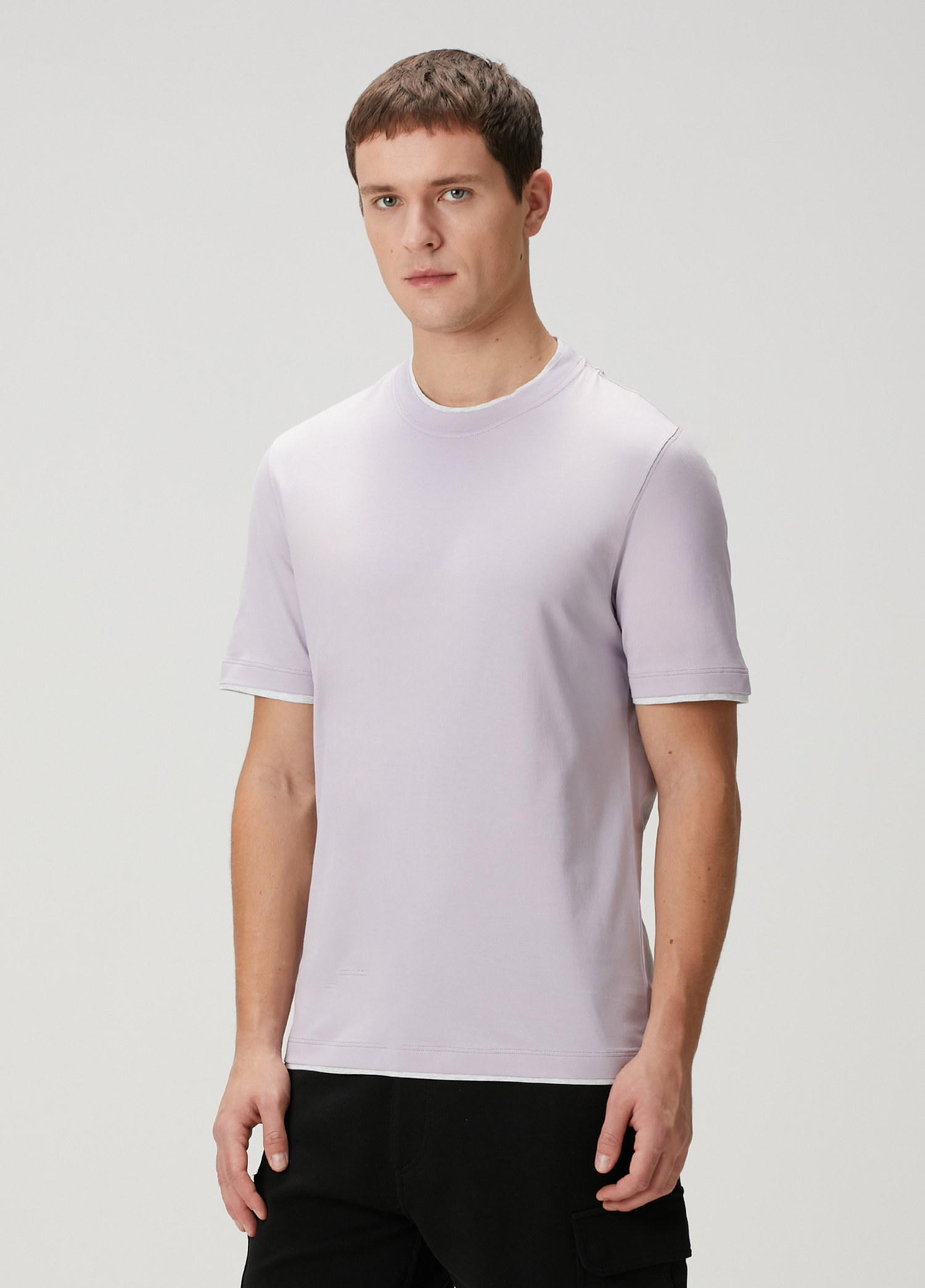 Lila Basic T-shirt