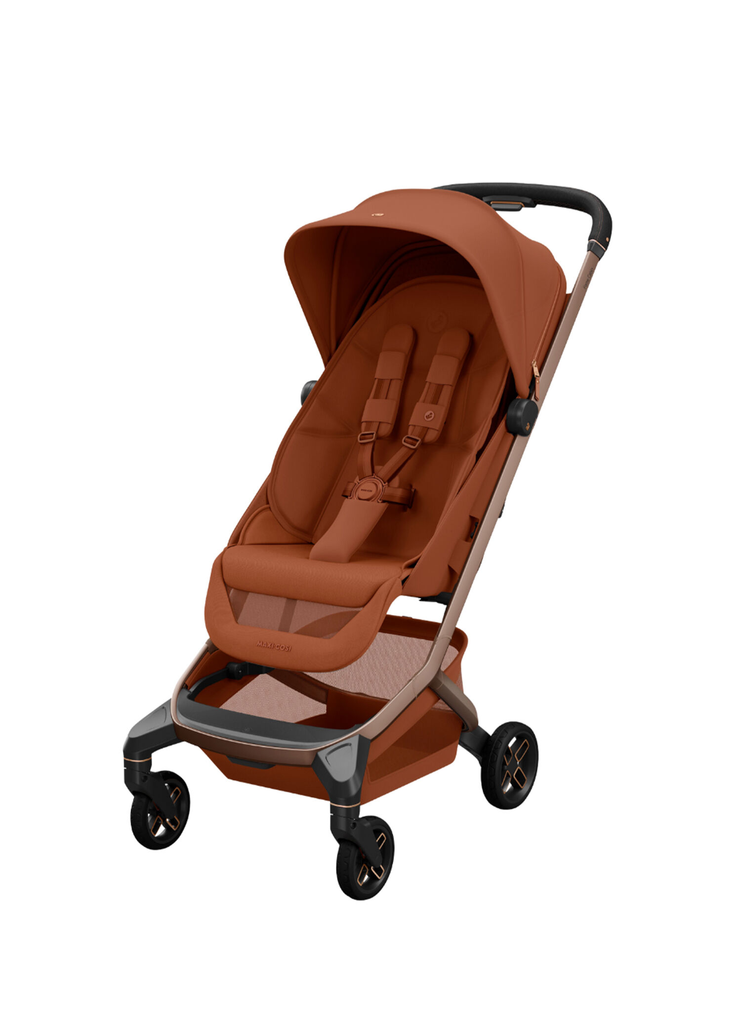 Fame Cabin Copper Terra Led Işıklı Entegre Şarj Üniteli Tek Elle Katlanan Premium Kabin Boy Bebek Arabası