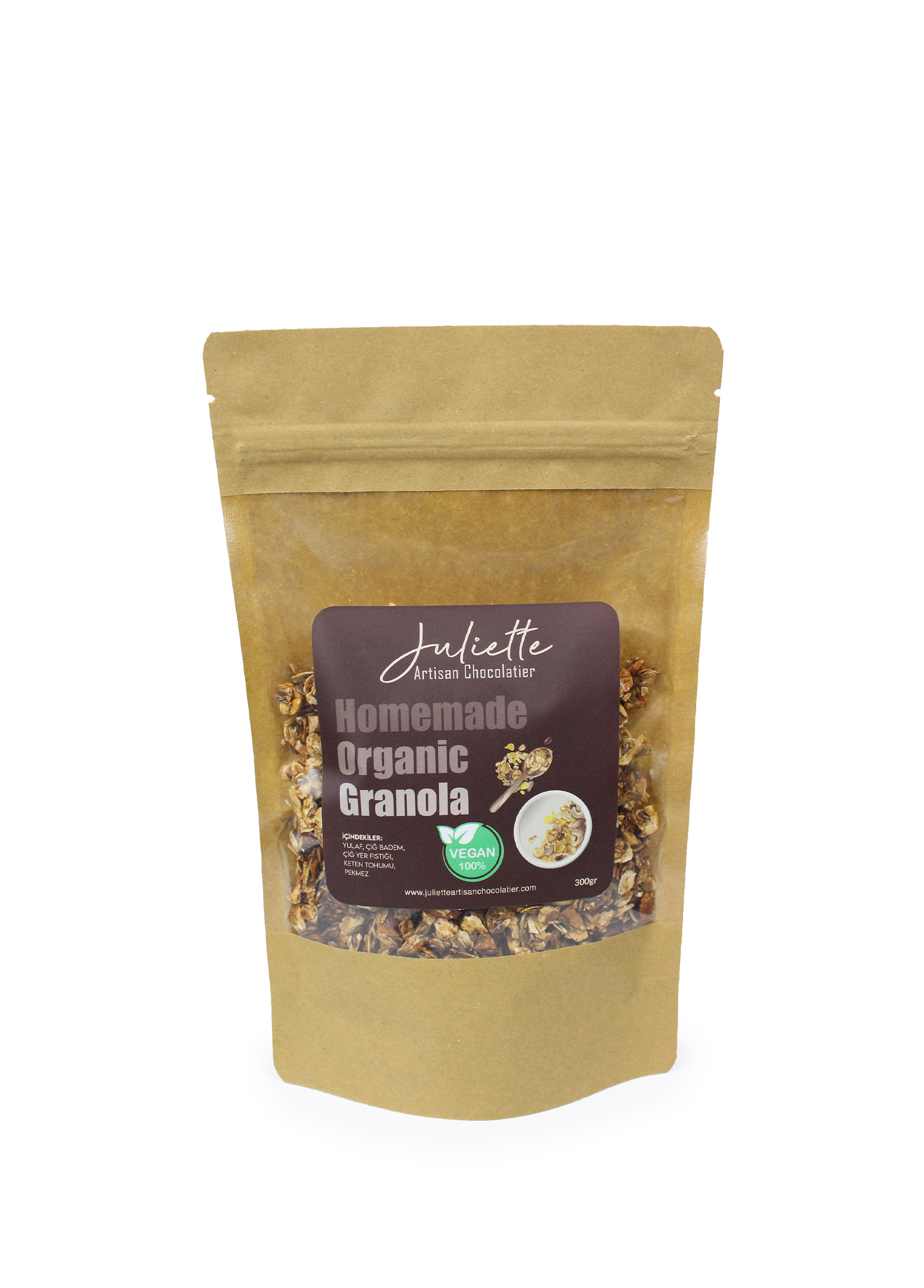 %100 Vegan Granola 300 gr