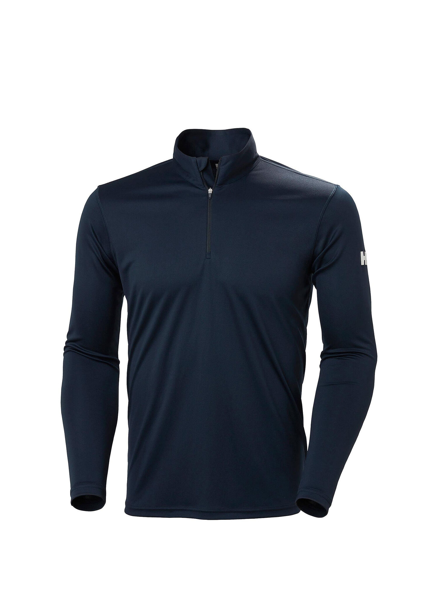 HH Tech 2.0 Navy Yarım Fermuarlı UV Korumalı Uzun Kollu Erkek Spor T-shirt