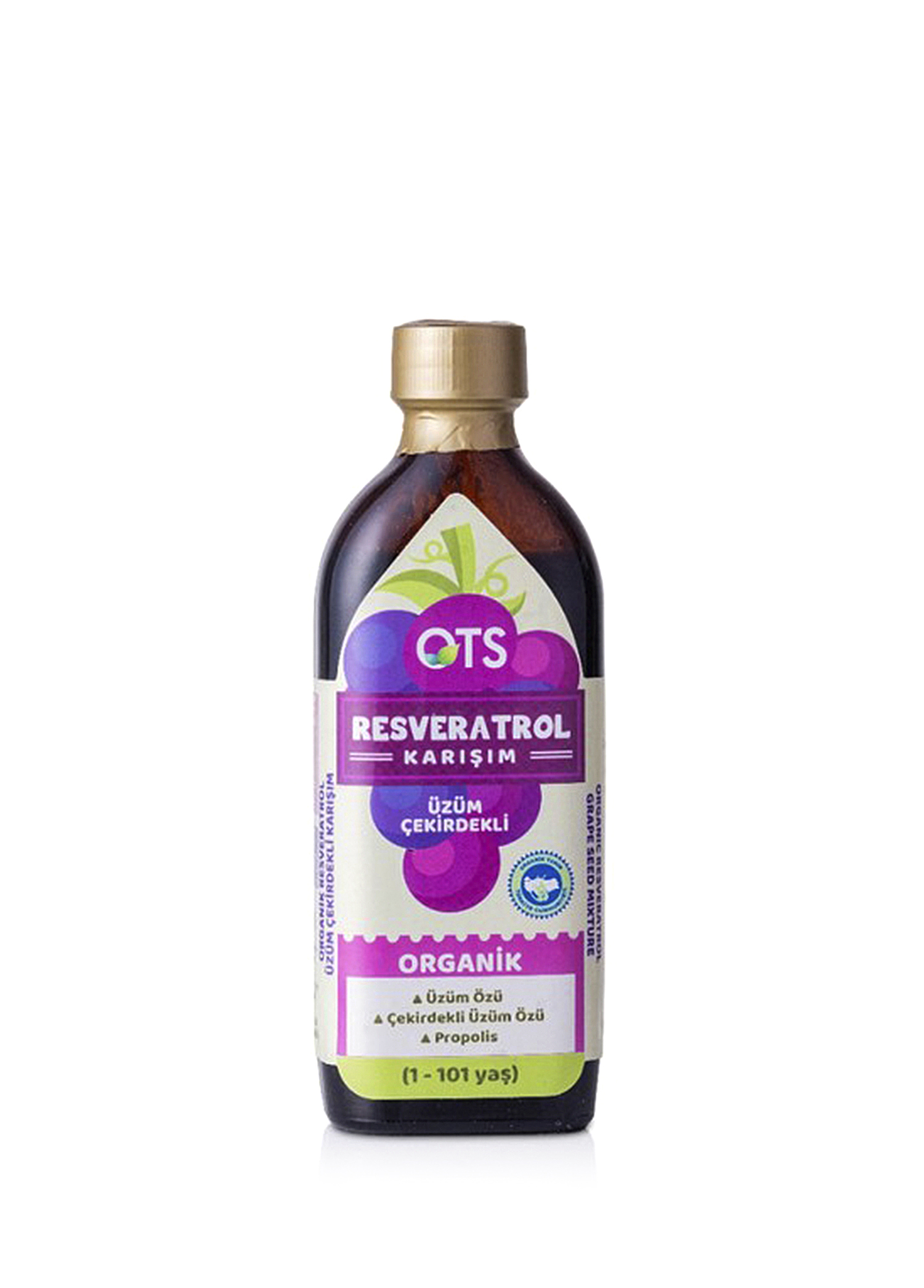 Resveratrol Üzüm Çekirdekli Propolis İçerikli Bitkisel Karışım 180 ml