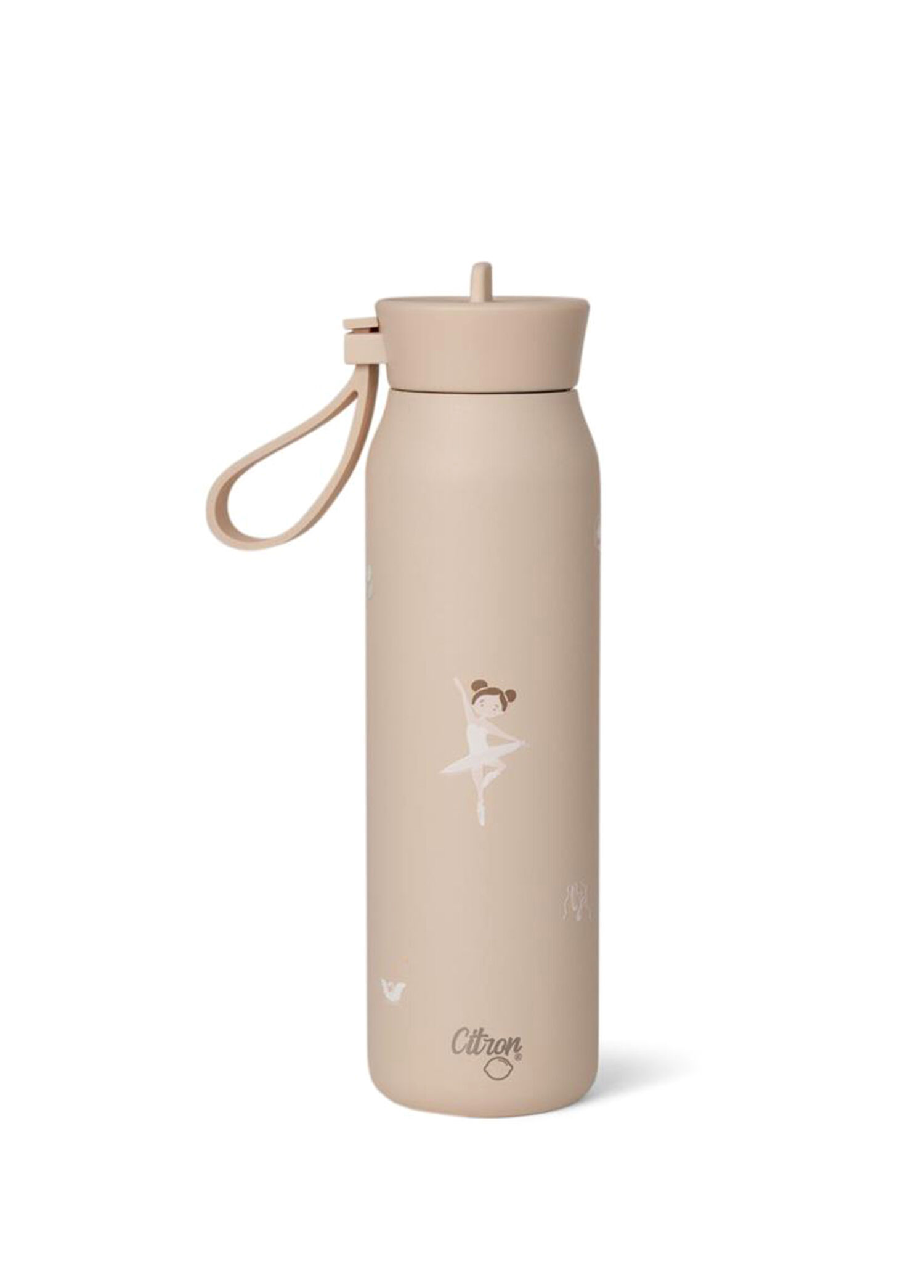 Ballerina Bej Çelik 3 Katmanlı Çocuk Termos Seti 350 ml